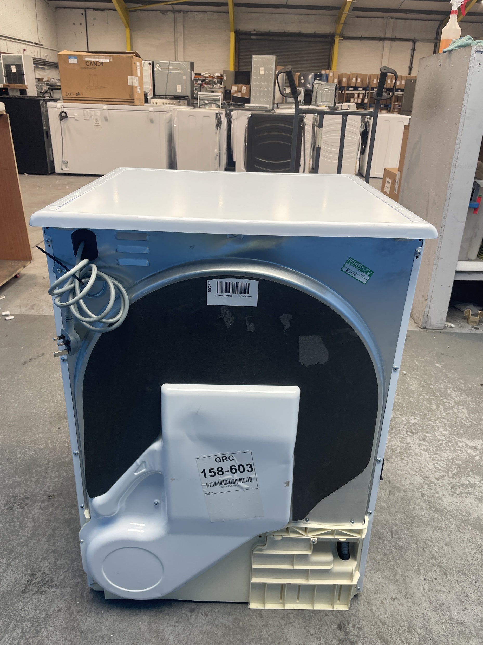#GRC-158-603 - Hoover HRE C10TE-80 10kg Condenser Tumble Dryer