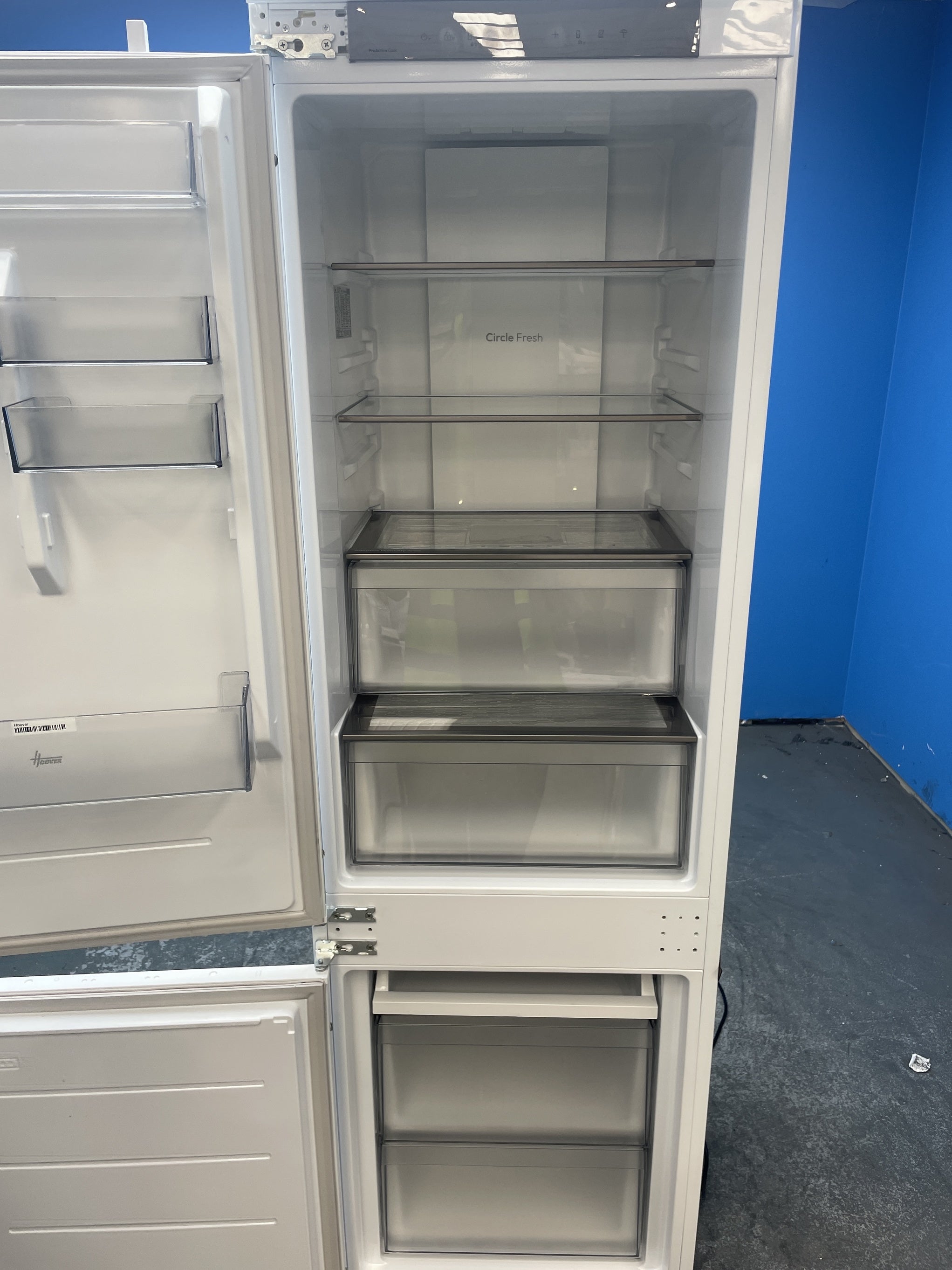 #GRC-158-481 - Hoover H-FRIDGE 400 HONBQT3518EK Built-In Total No Frost Fridge Freezer