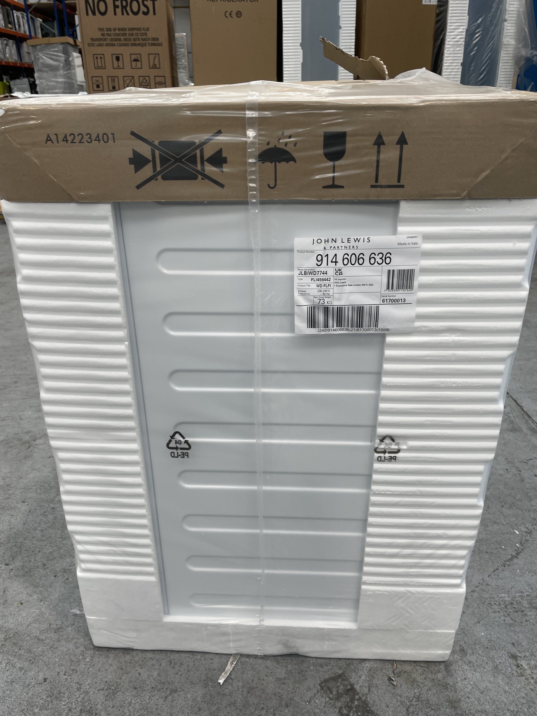 #GRC-158-691 - John Lewis JLBIWD7744 Integrated 7/4kg 1600rpm Washer Dryer
