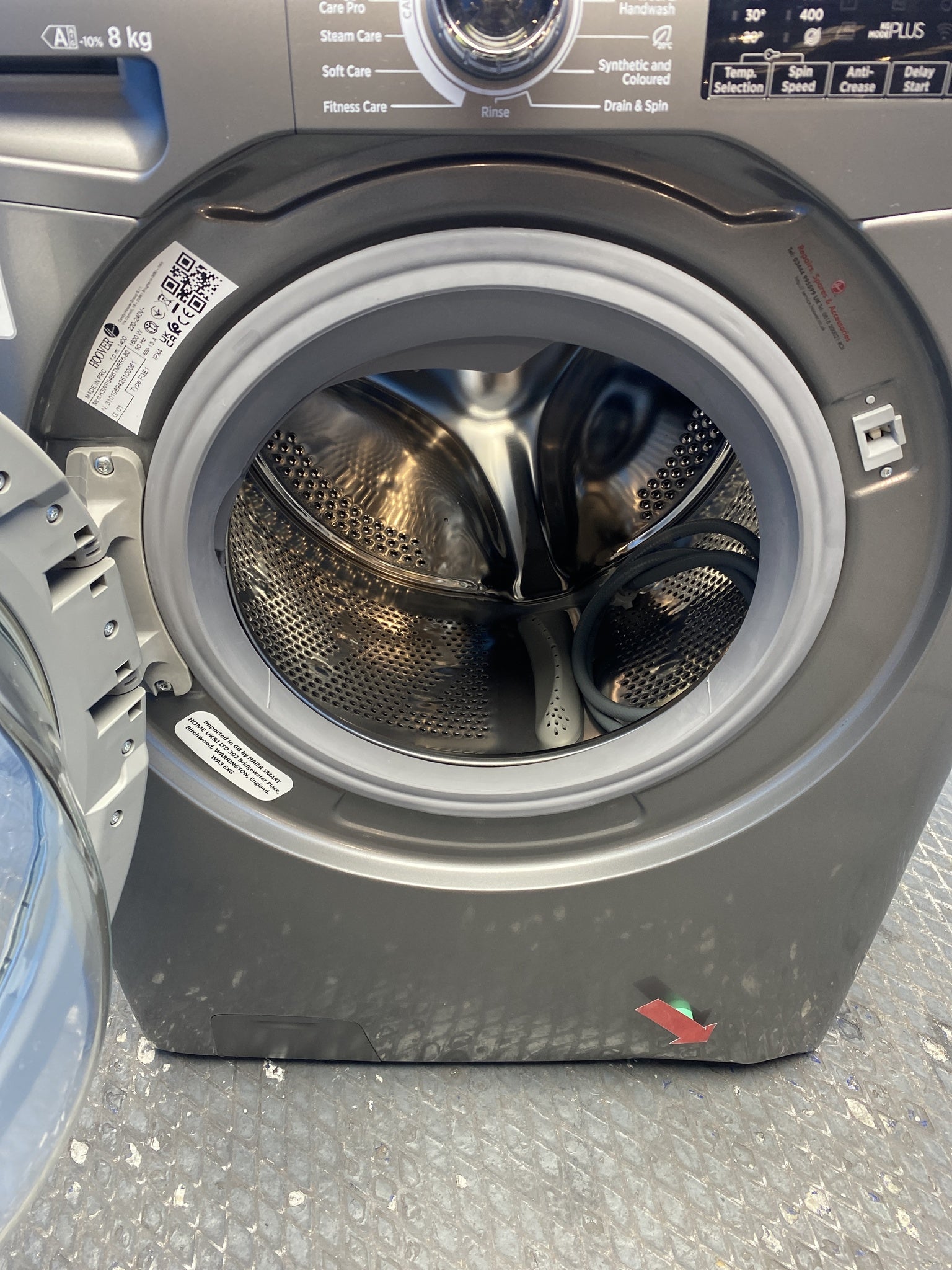 Hoover H3WPS486TMRR6 8kg 1400 Spin Washing Machine