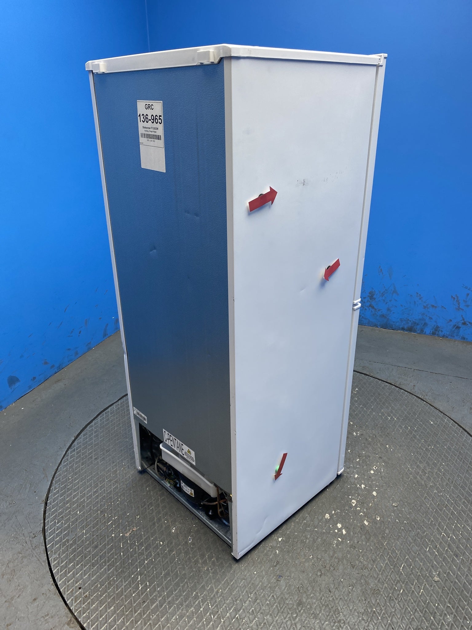 Statesman F13552W 185L 50/50 Combi Fridge Freezer
