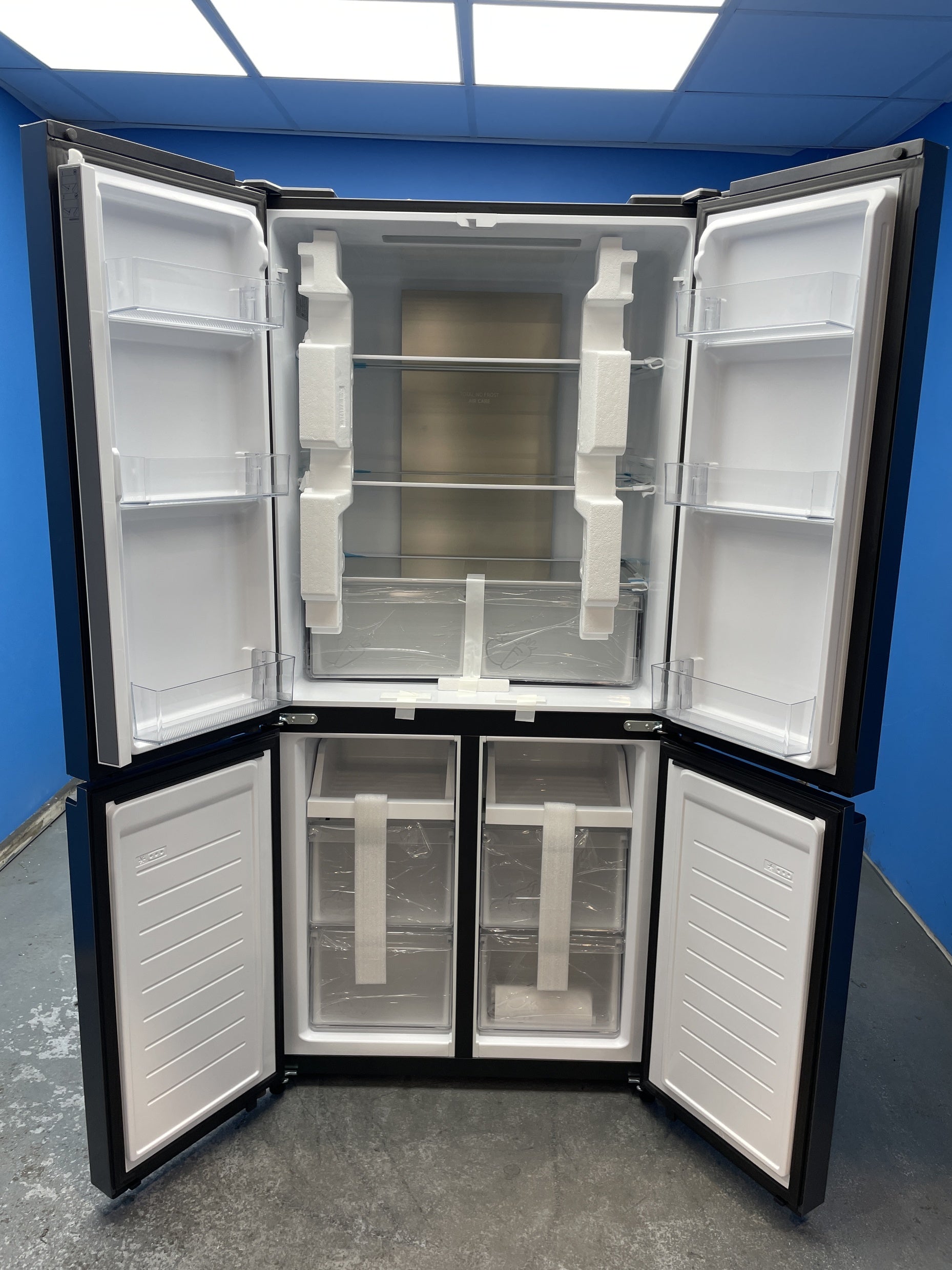 #GRC-152-900 - Hoover HHCR3818ENPL 463 Litre 4 Door No Frost Fridge Freezer