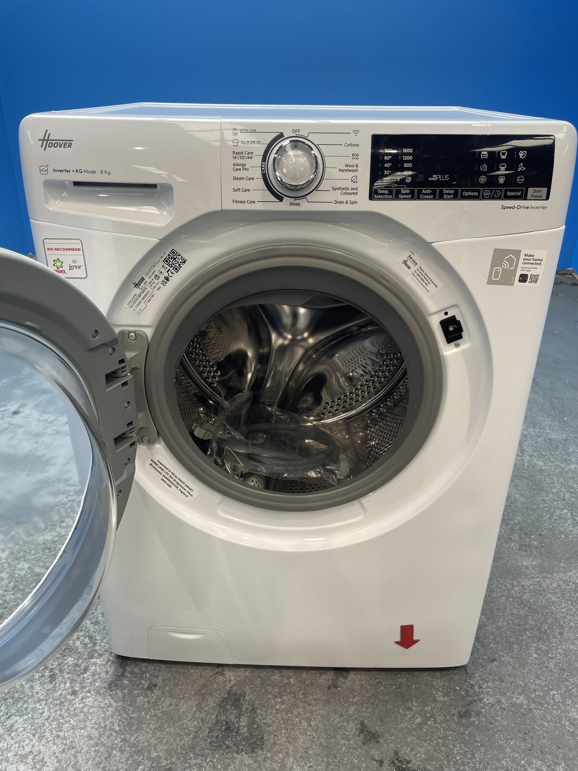 #GRC-159-492 - Hoover H-WASH 350 H3WPS 686TAM6 8kg 1600rpm Washing Machine