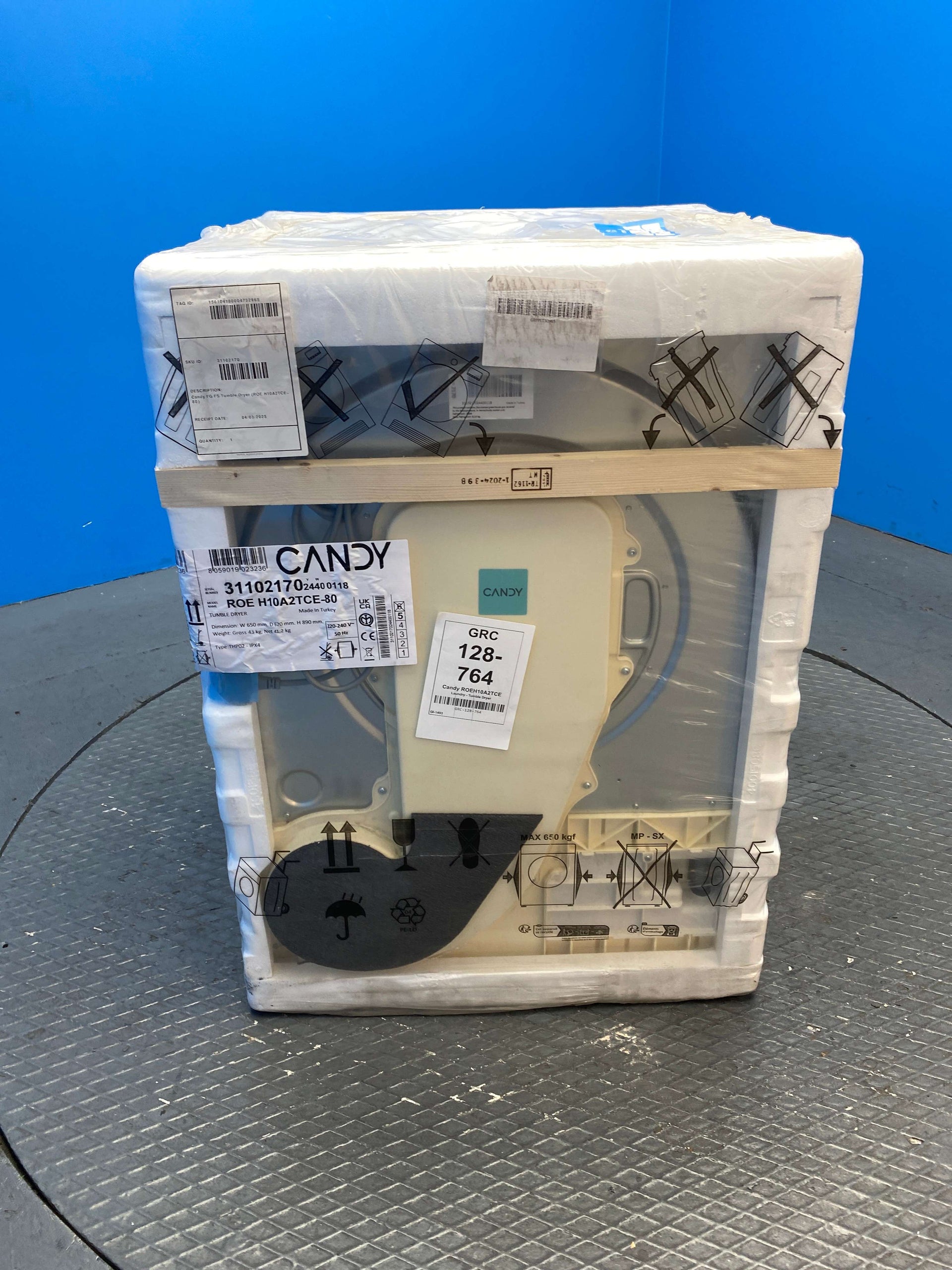 Candy RapidÓ ROEH10A2TCE 10kg Heat Pump Tumble Dryer