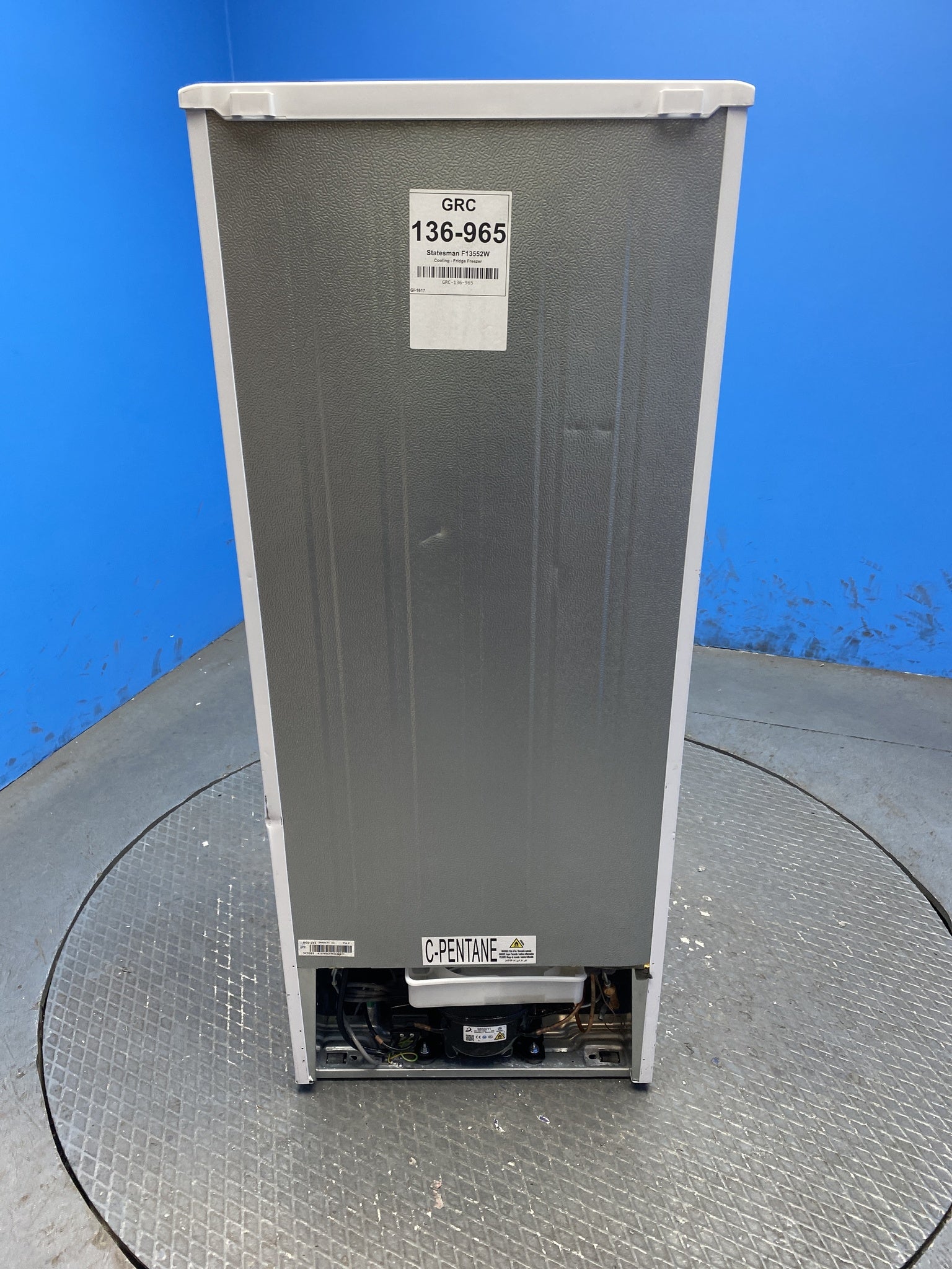 Statesman F13552W 185L 50/50 Combi Fridge Freezer