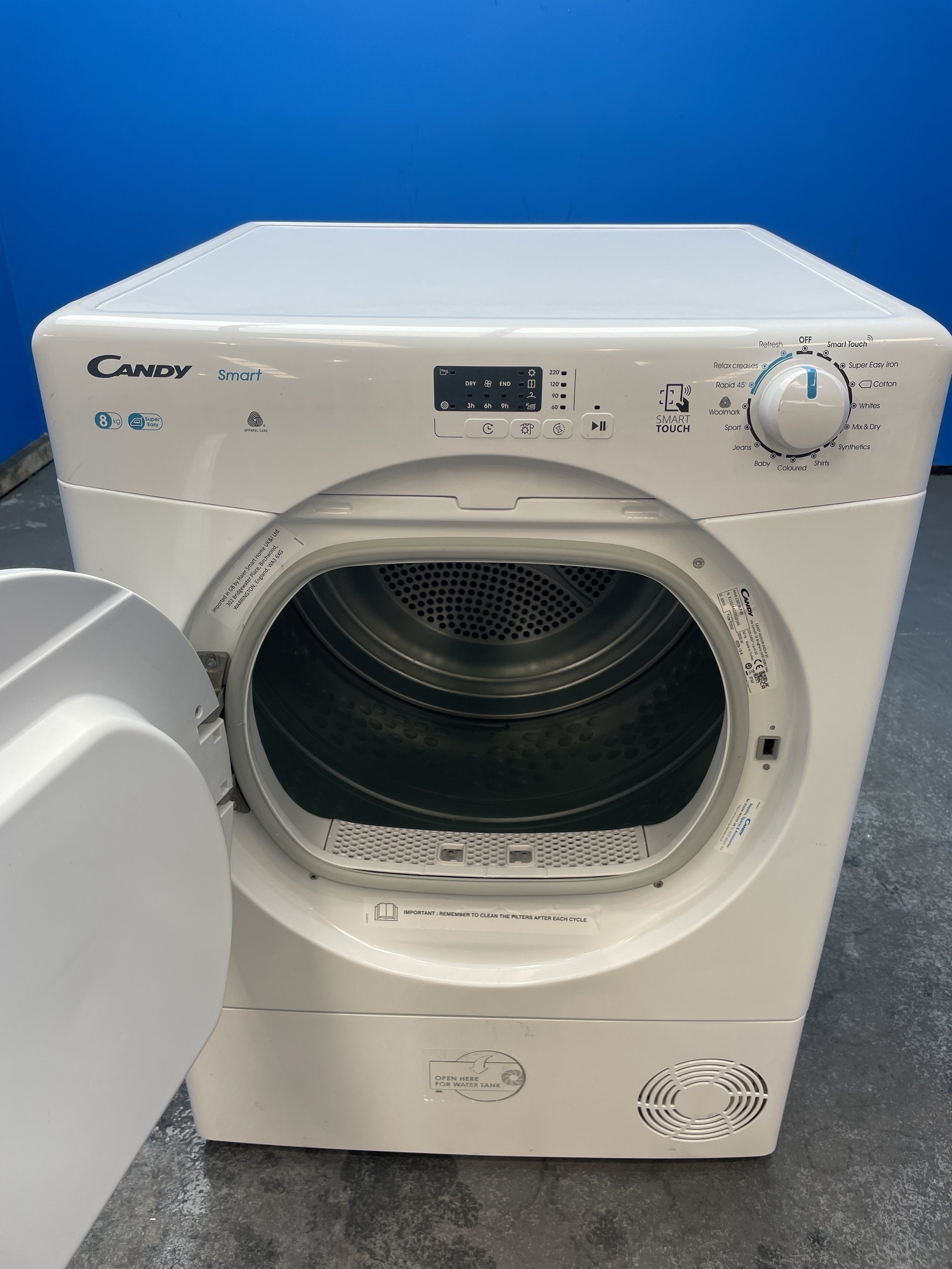 #GRC-161-907 - Candy Smart CSEC8LF-80 8kg Condenser Tumble Dryer