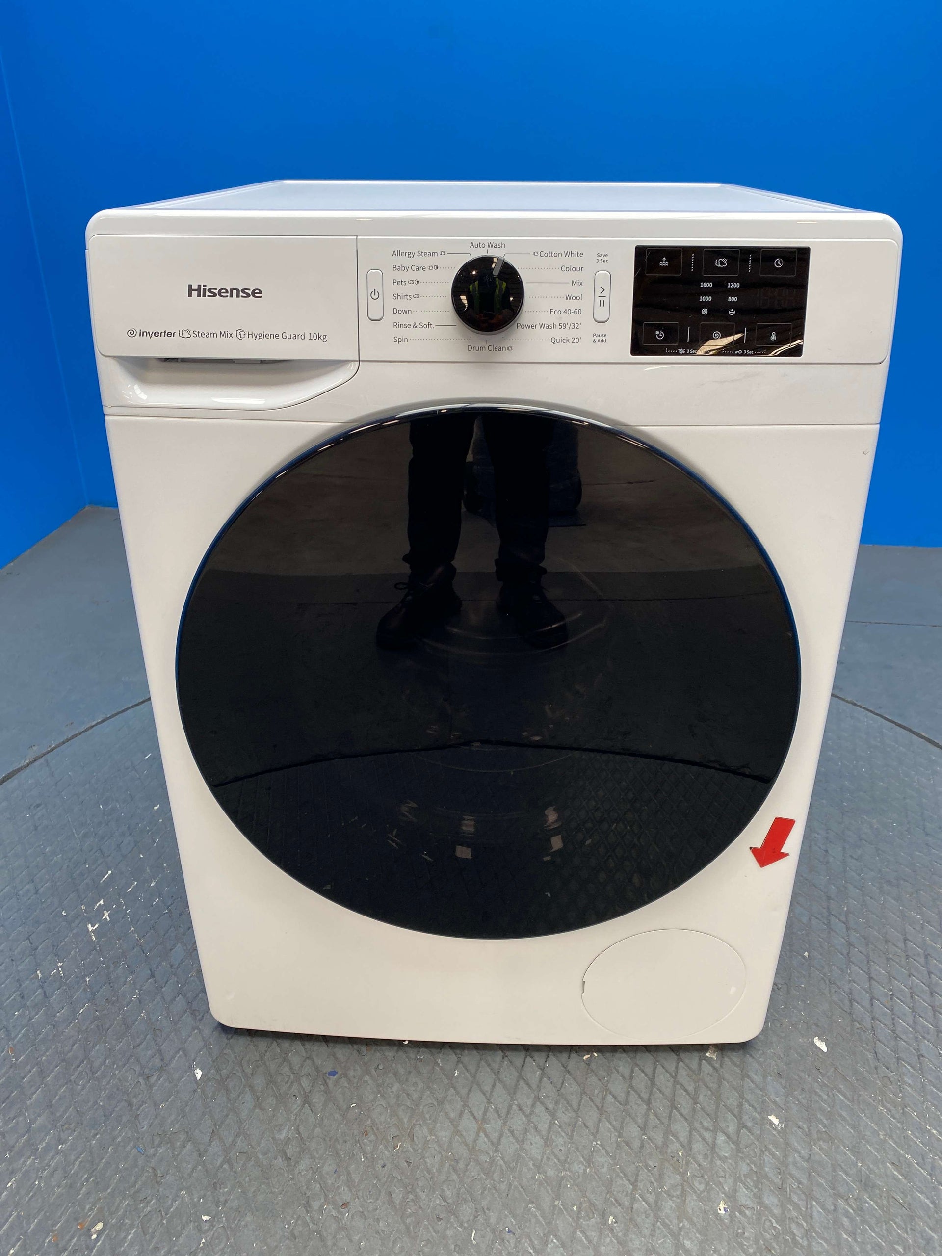 Hisense WFGE101649VM 10kg 1600 Spin Washing Machine