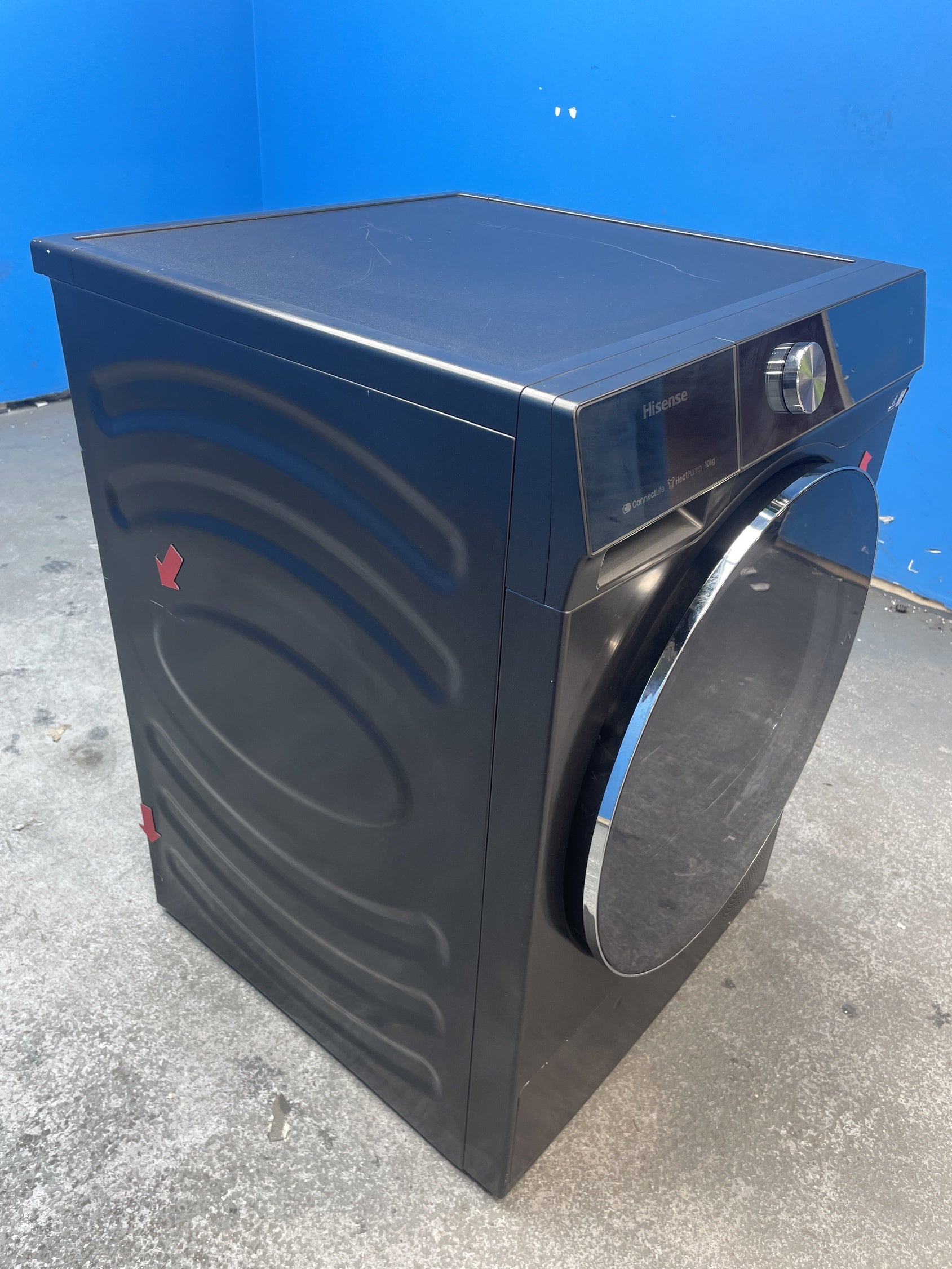 #GRC-137-370 - Hisense DH7S107BB 7S Series 10kg Heat Pump Tumble Dryer