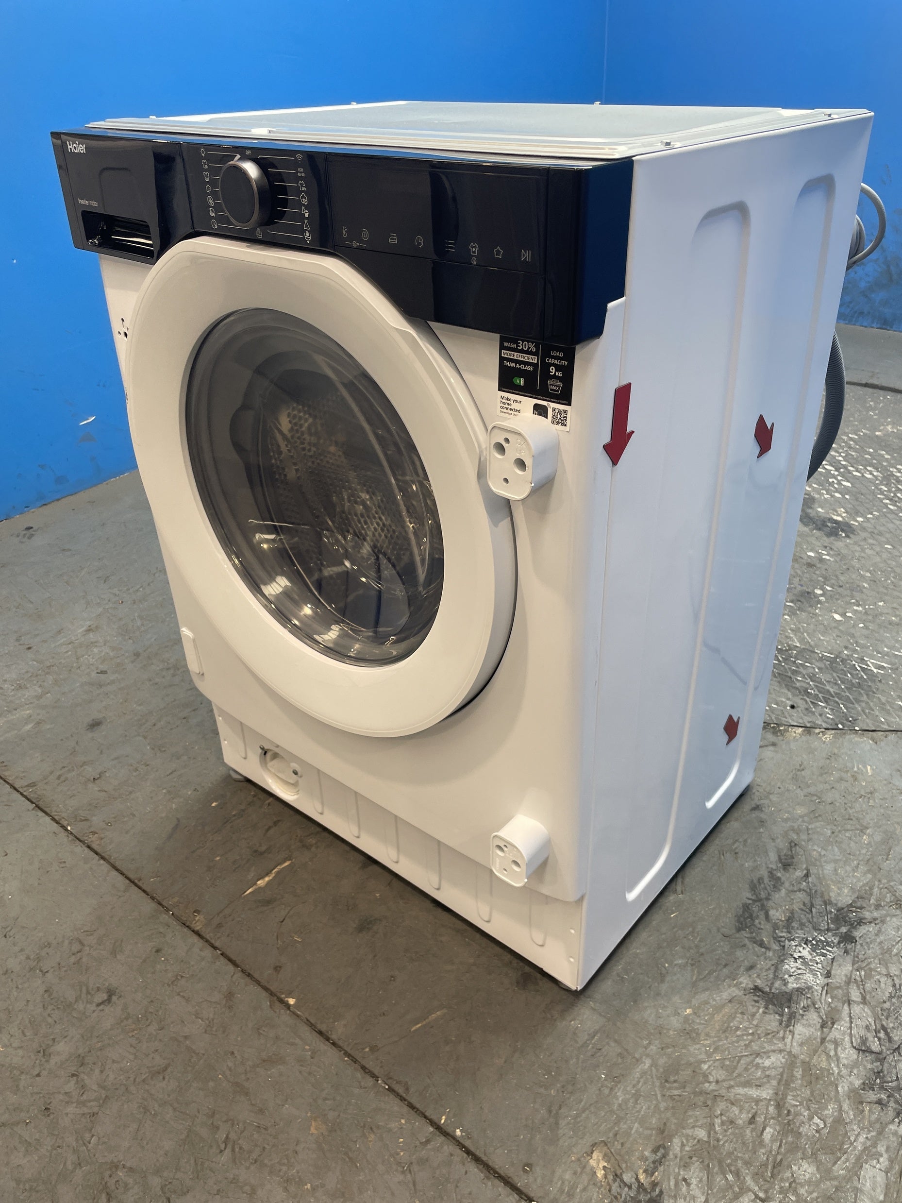 #GRC-154-970 - Hoover BHA6S69M6D9J-80 Integrated 9kg 1600rpm Washing Machine