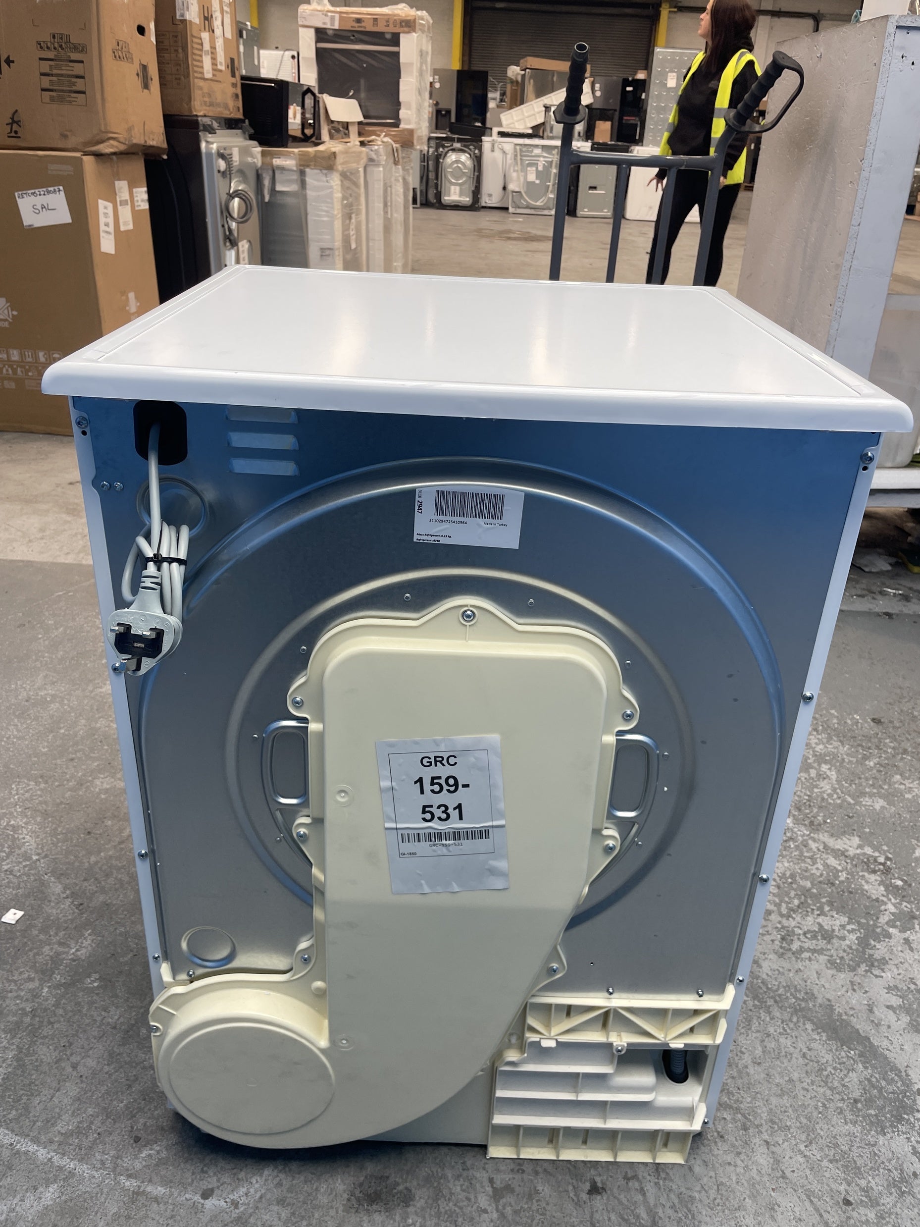 #GRC-159-531 - Hoover H-DRY 350 HRE H9N2TBE-80 9kg Heat Pump Tumble Dryer
