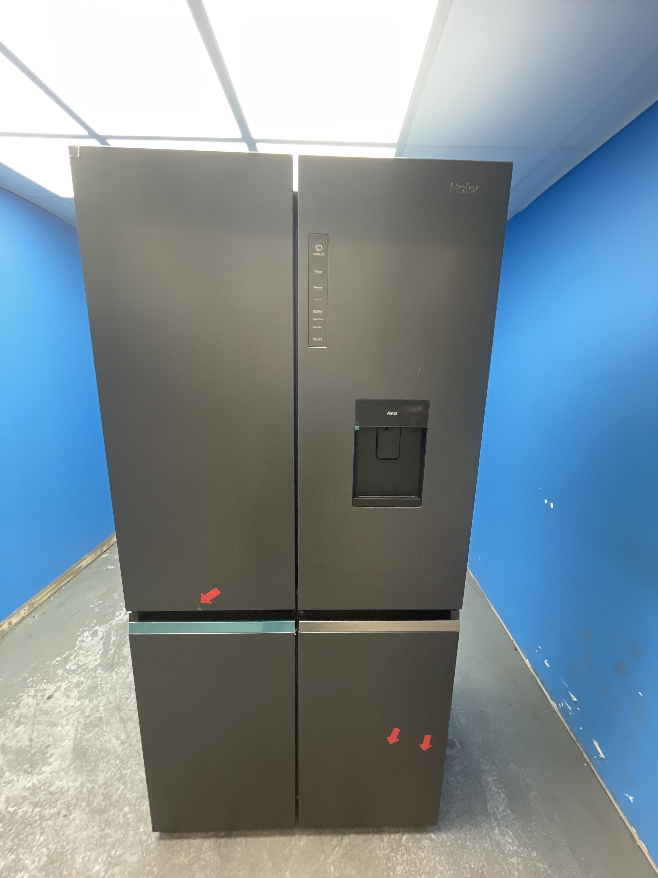 #GRC-162-652 - Haier HCR5919EHMB 528 Litre American Style Fridge Freezer