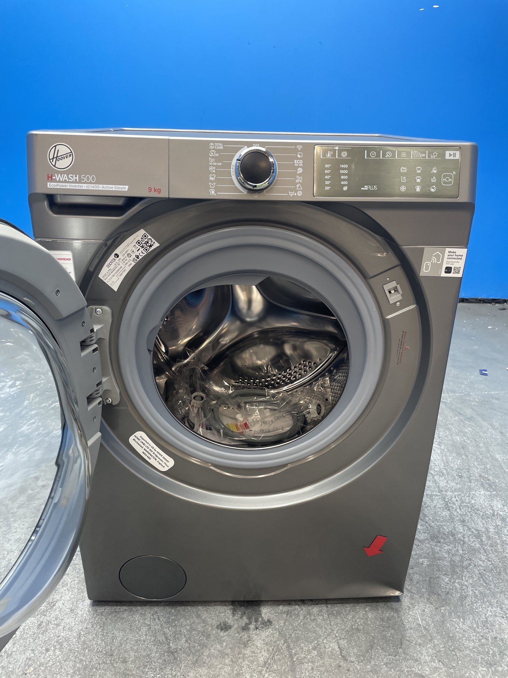 #GRC-158-977 - Hoover HWB49AMBCR 9kg 1400 Spin Washing Machine