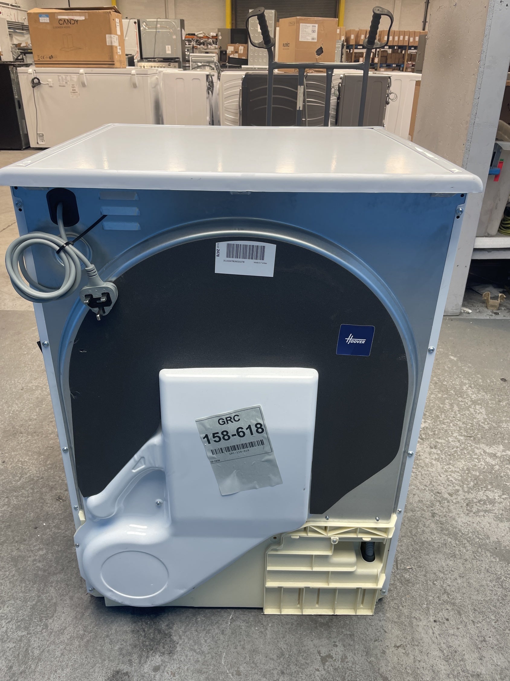 #GRC-158-618 - Hoover HLEC9TE 9kg Condenser Tumble Dryer
