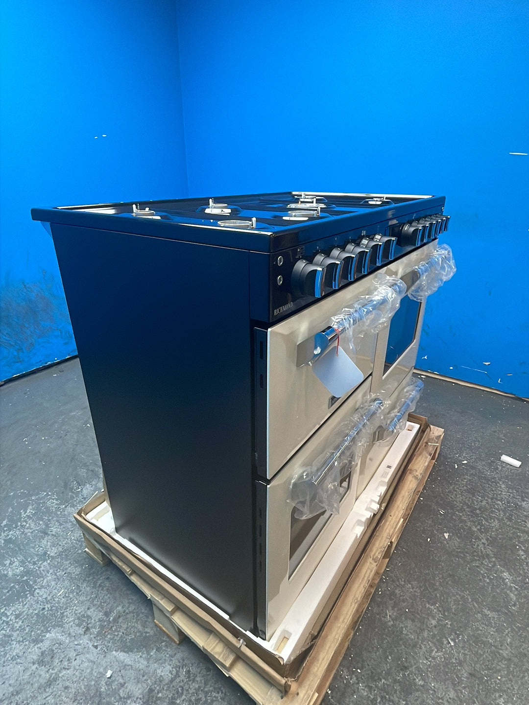 #GRC-164-298 - Stoves Richmond 110cm Quad Oven Dual Fuel Range Cooker – 196L, AirFry, Cream