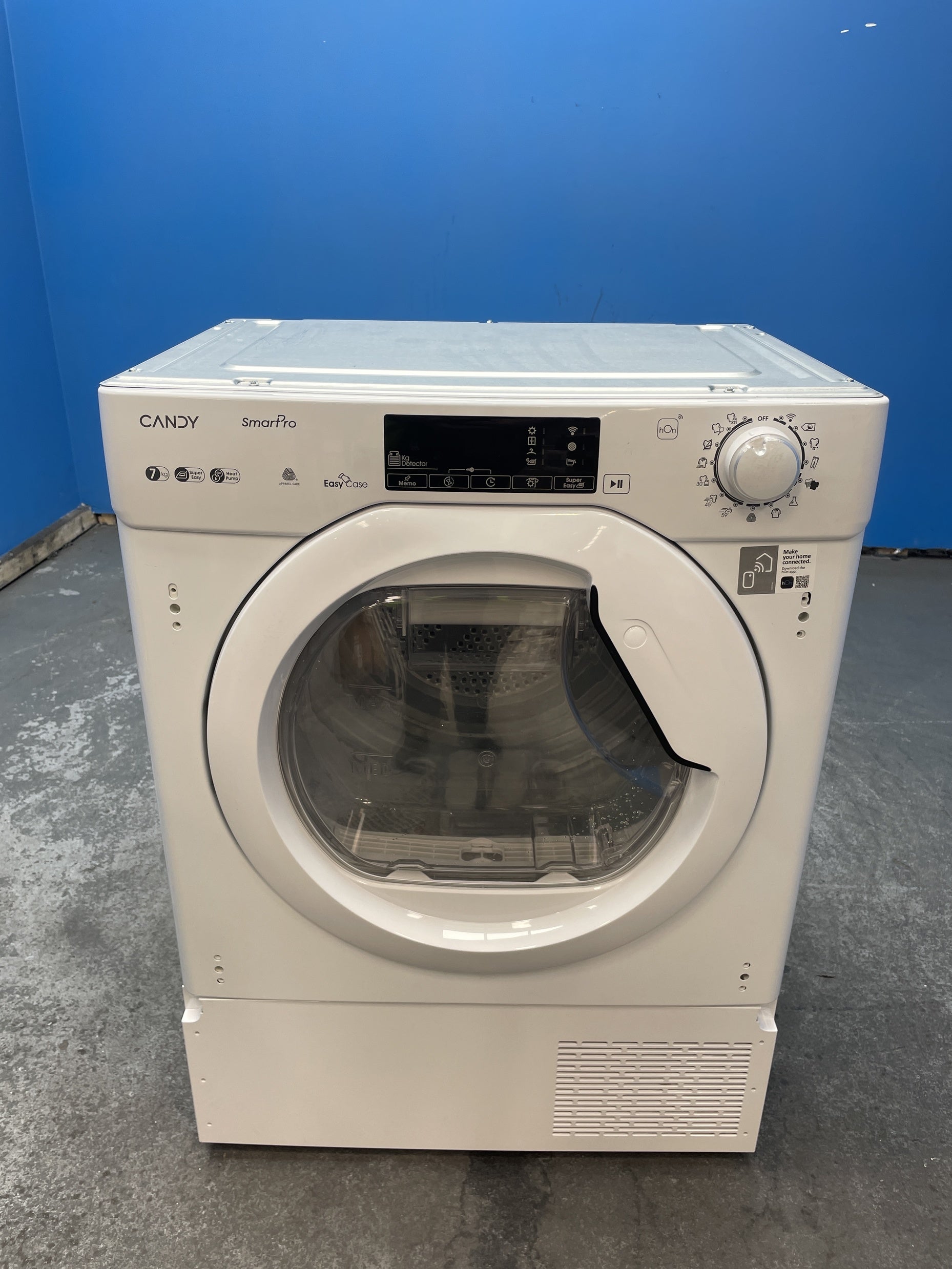 #GRC-160-256 - Candy BCTD H7A1TE-80 7kg Built In Heat Pump Tumble Dryer