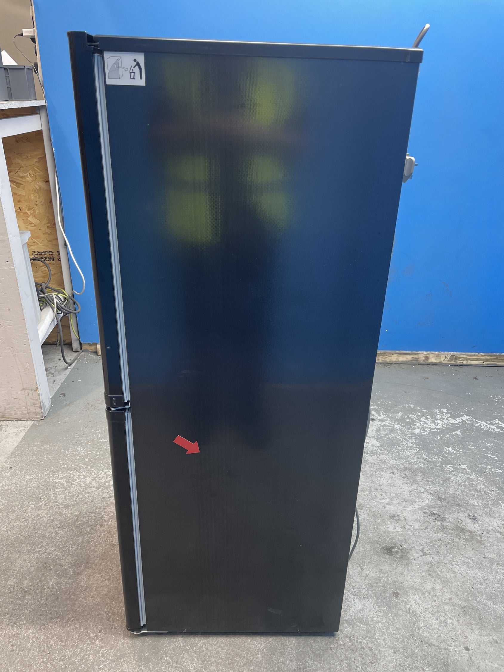 #GRC-158-407 - Candy CCH1S513EBK 185 Litre Combi Fridge Freezer