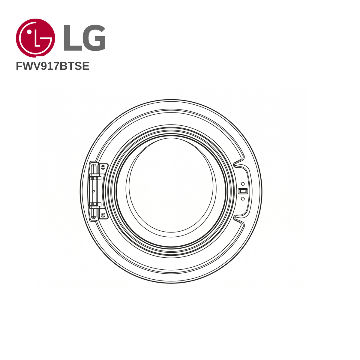LG FWV917BTSE Laundry Door - Renew 2 U