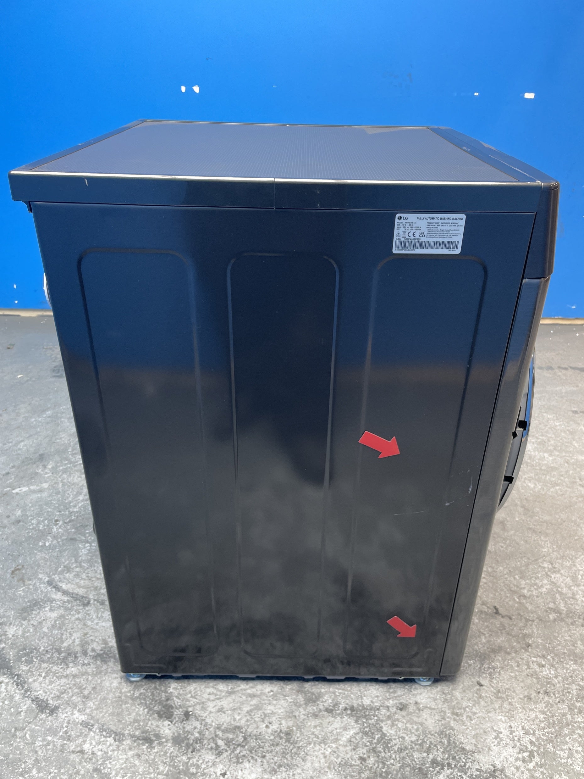 #GRC-150-655 - LG FWY937BCTA1 13/7kg 1360rpm TurboWash AI Direct Drive Washer Dryer