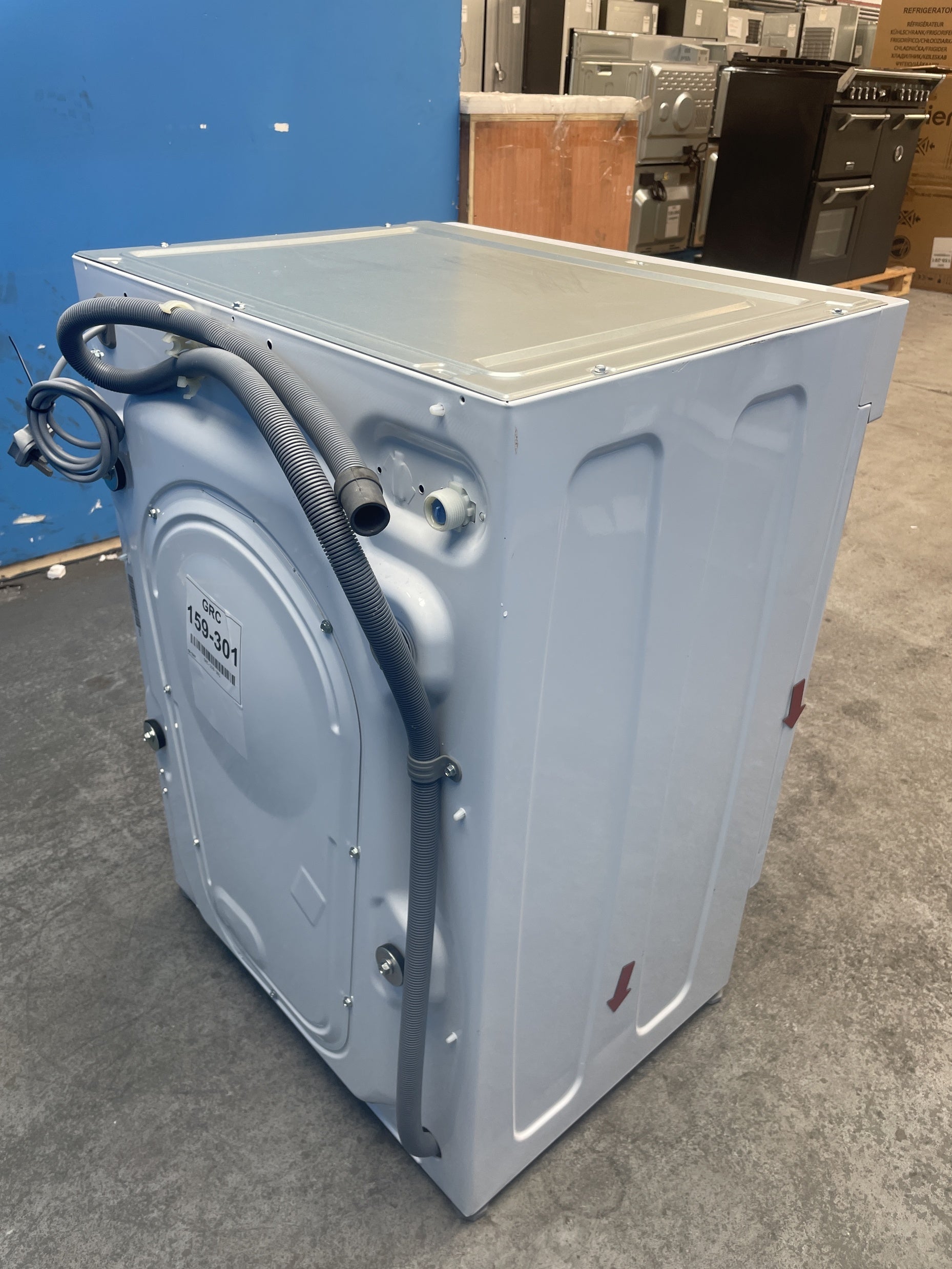 #GRC-159-301 - Hoover H-WASH 400 BH4S49M6D9J-80 9kg 1400rpm Integrated Washing Machine