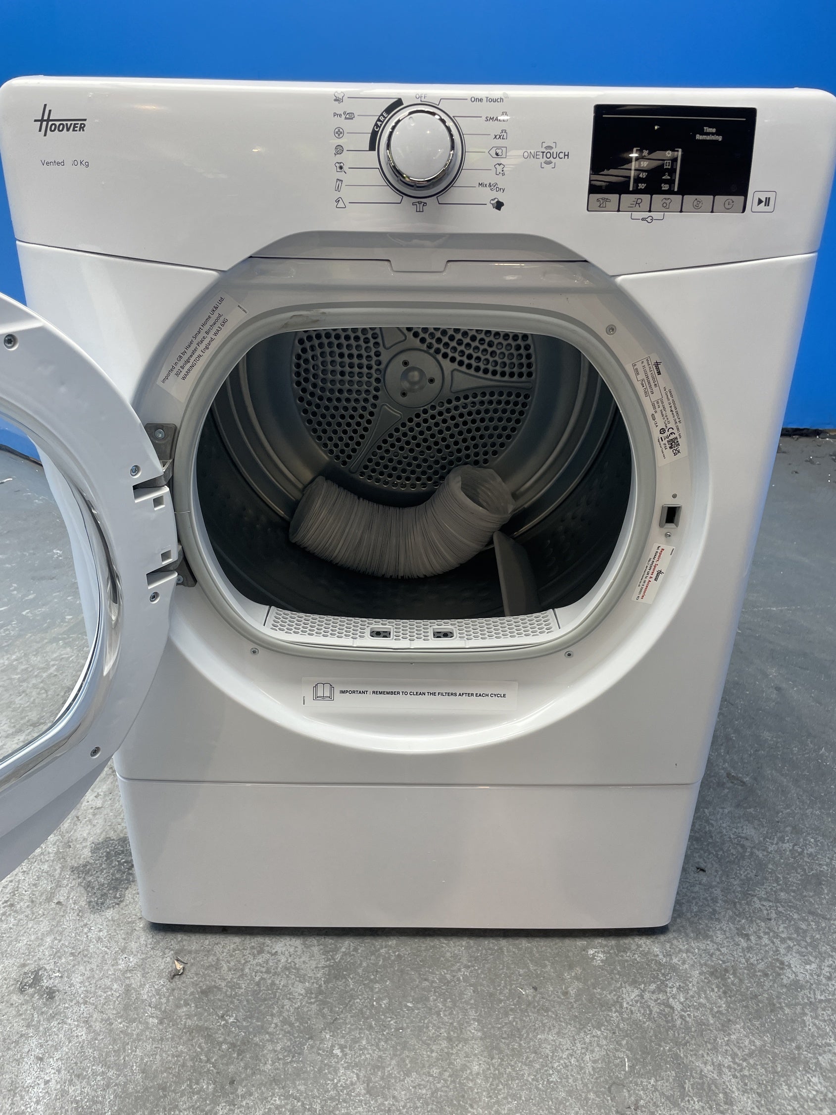 #GRC-157-678 - Hoover HLE V10DG-80 10kg Vented Tumble Dryer