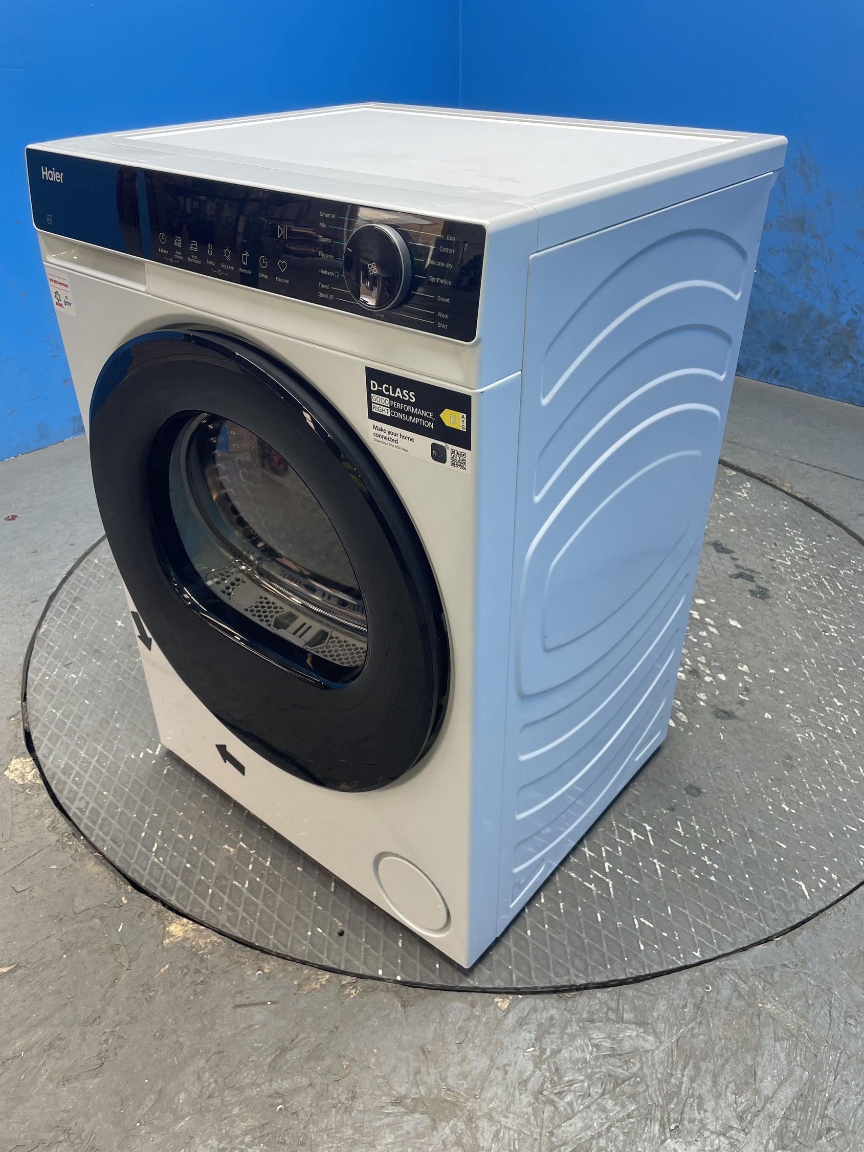 #GRC-154-820 - Haier HD80-D357U1 8kg Heat Pump Tumble Dryer