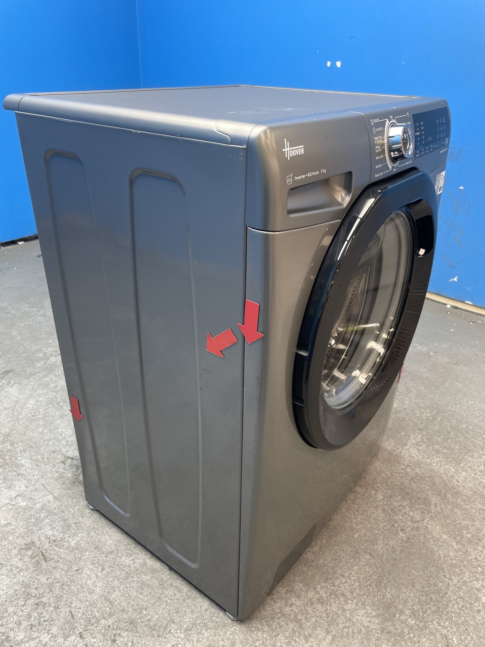 #GRC-158-349 - Hoover H3WPS496TAMBR680 9kg 1400 Spin Washing Machine
