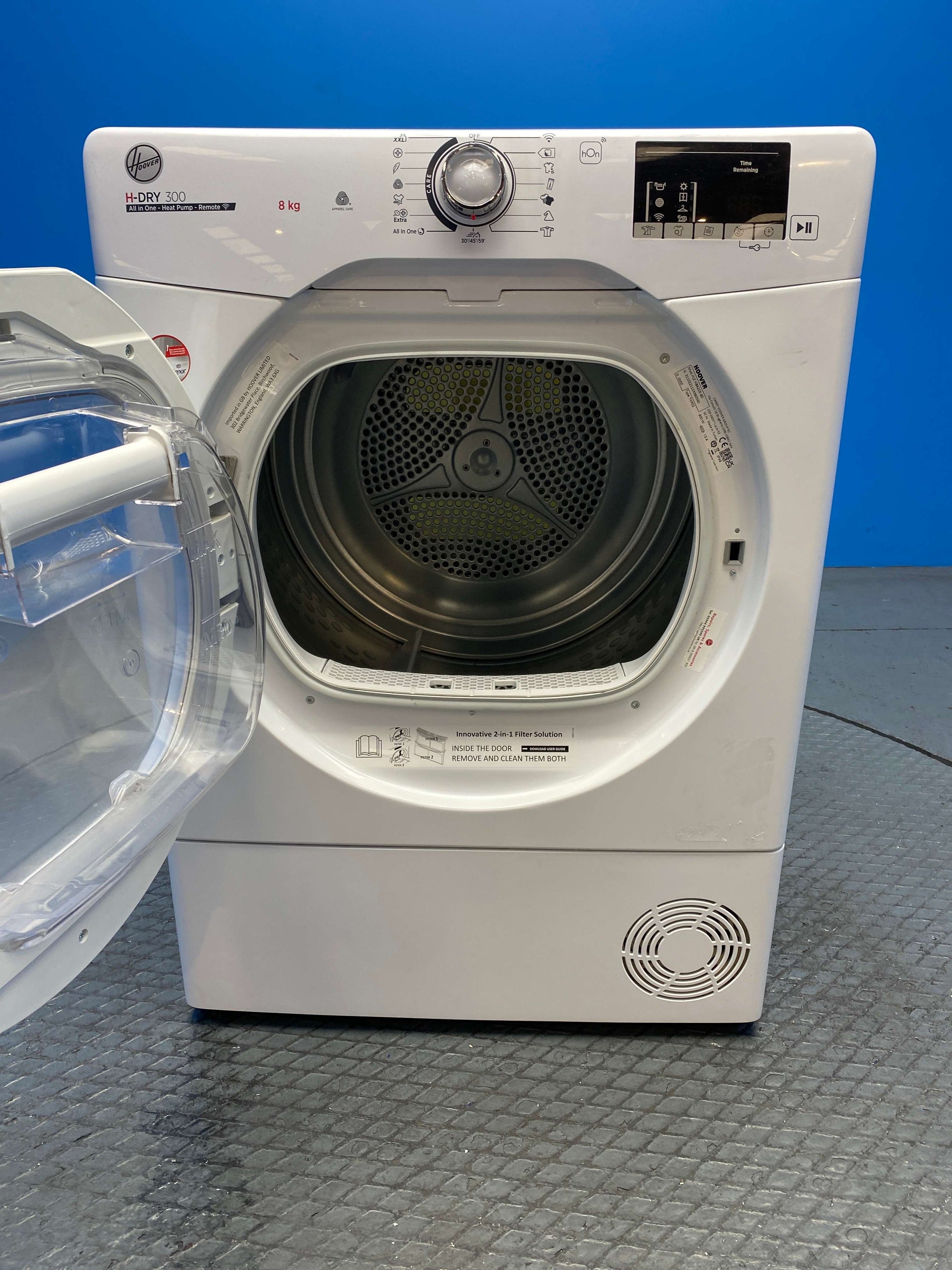 Hoover HLEH8A2DE 8kg Heat Pump Tumble Dryer