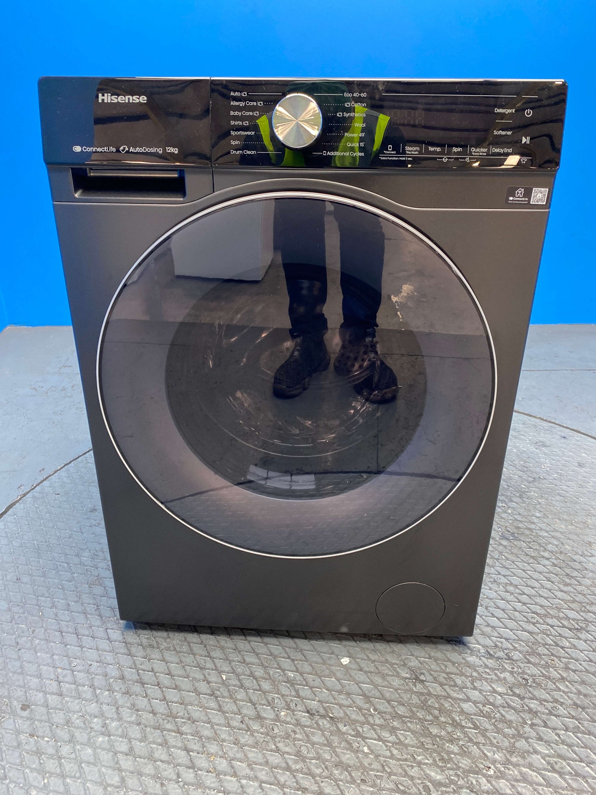 Hisense WF5S1245BB 12kg 1400 Spin Washing Machine