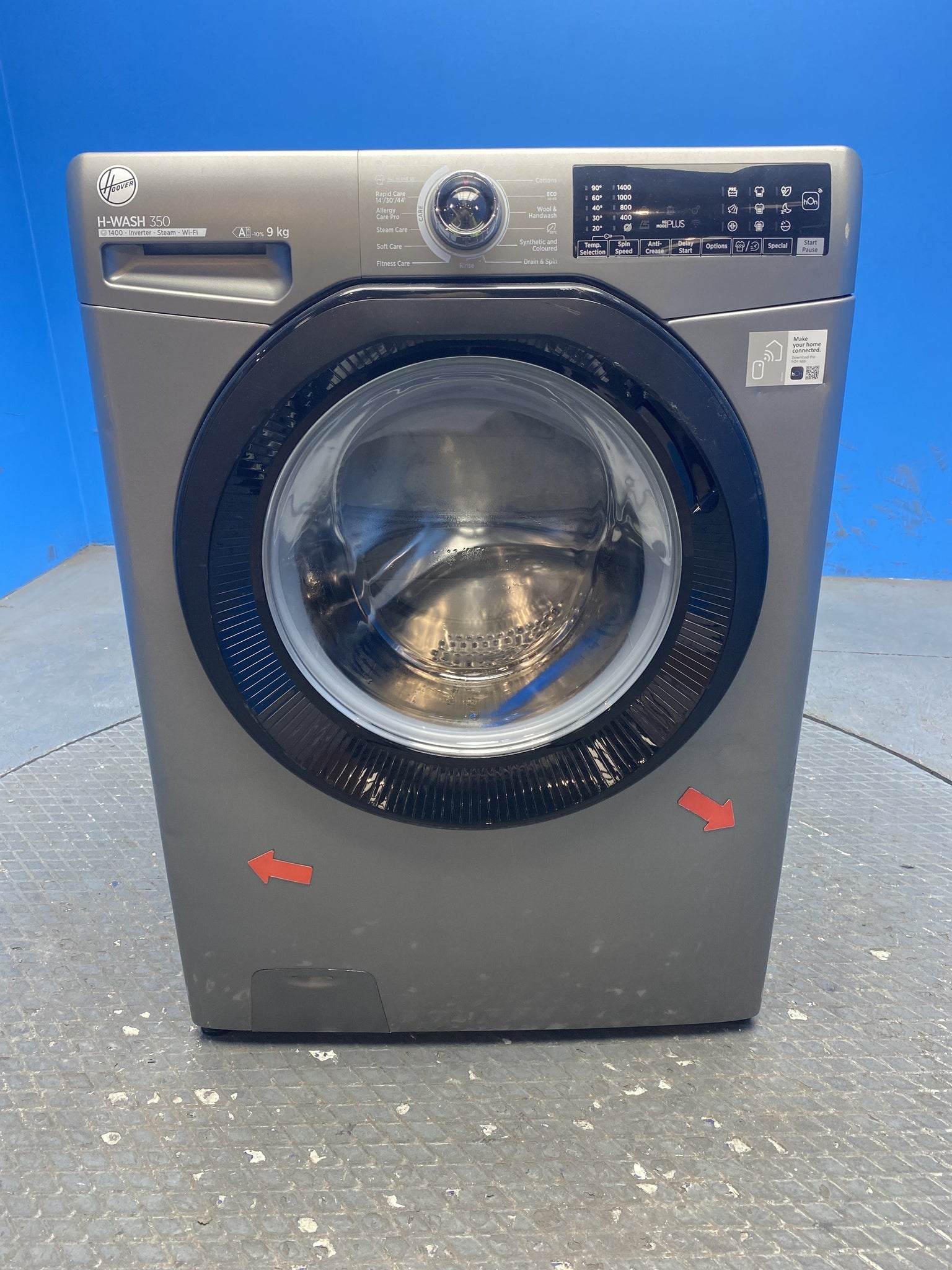 Hoover H3WPS496TAMBR680 9kg 1400 Spin Washing Machine