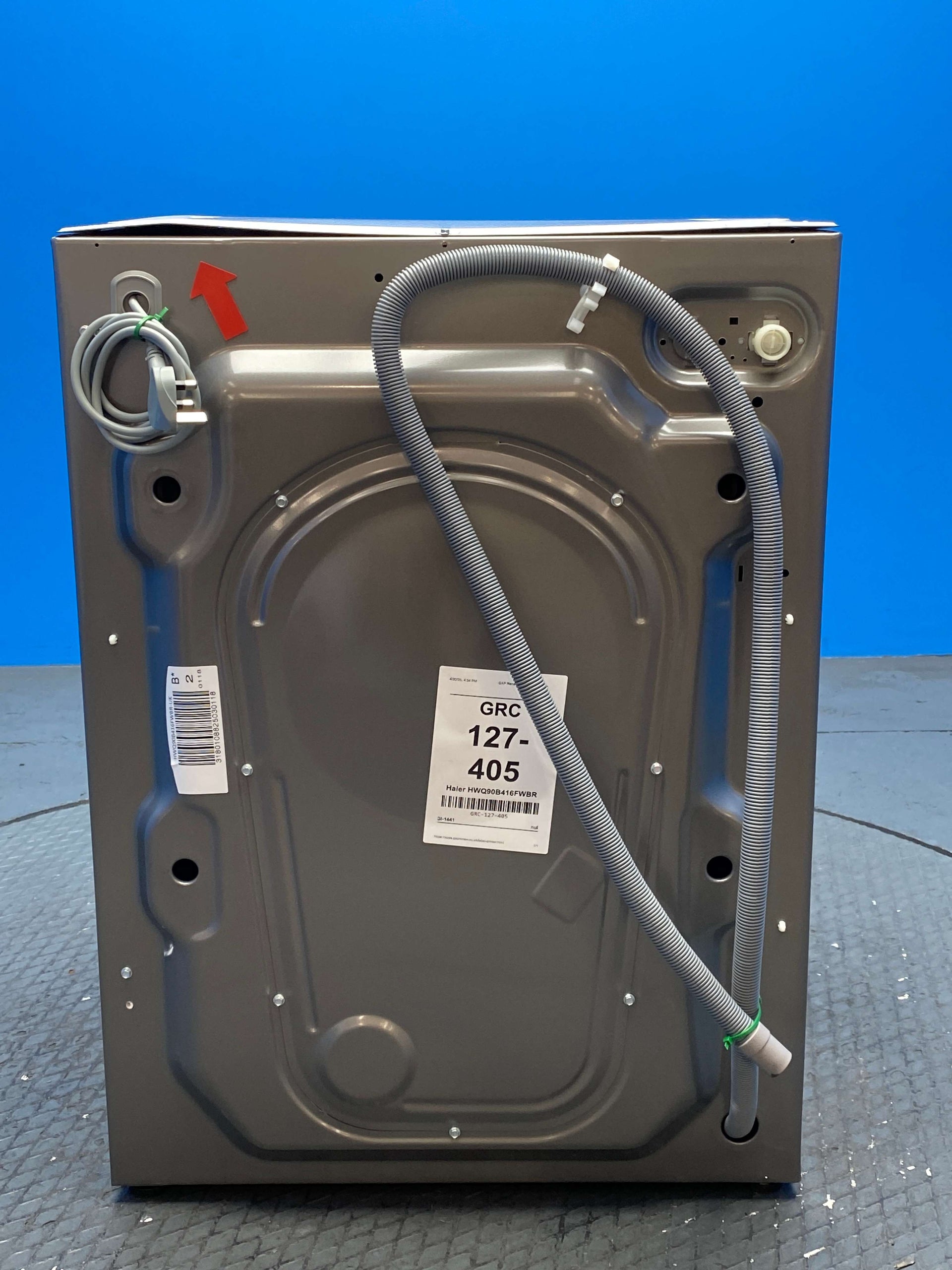 Haier HWQ90B416FWBR Series 4 Integrated 9kg 1600 Spin Washing Machine