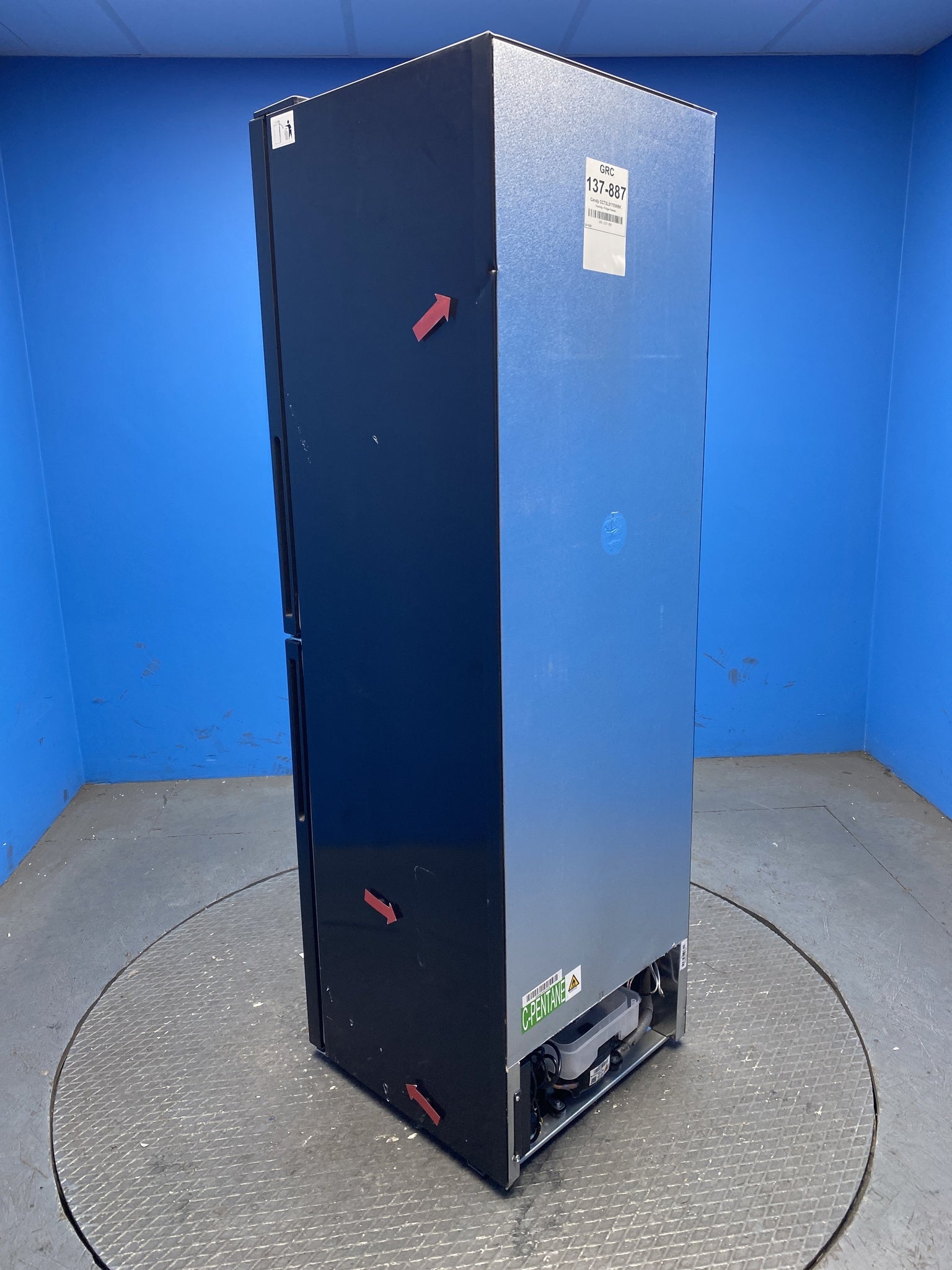 Candy CCT3L517EWBK 246 Litre Combi Fridge Freezer