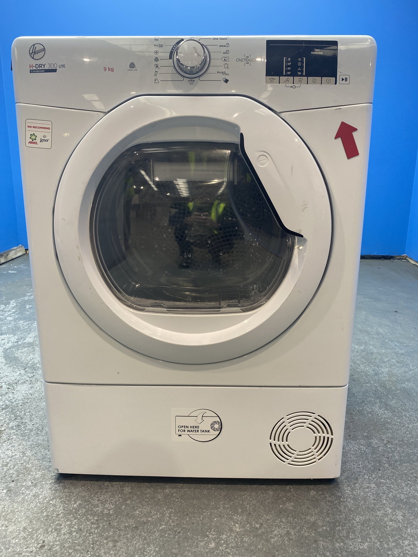 #GRC-156-172 - Hoover HLEC9DE 9kg Condenser Tumble Dryer