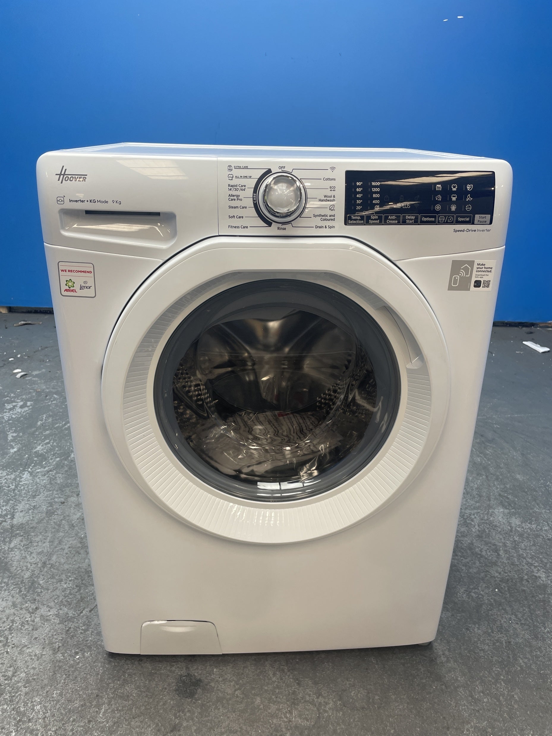 #GRC-160-013 - Hoover H-WASH 350 H3WPS696TAM6-80 9kg 1600rpm Washing Machine