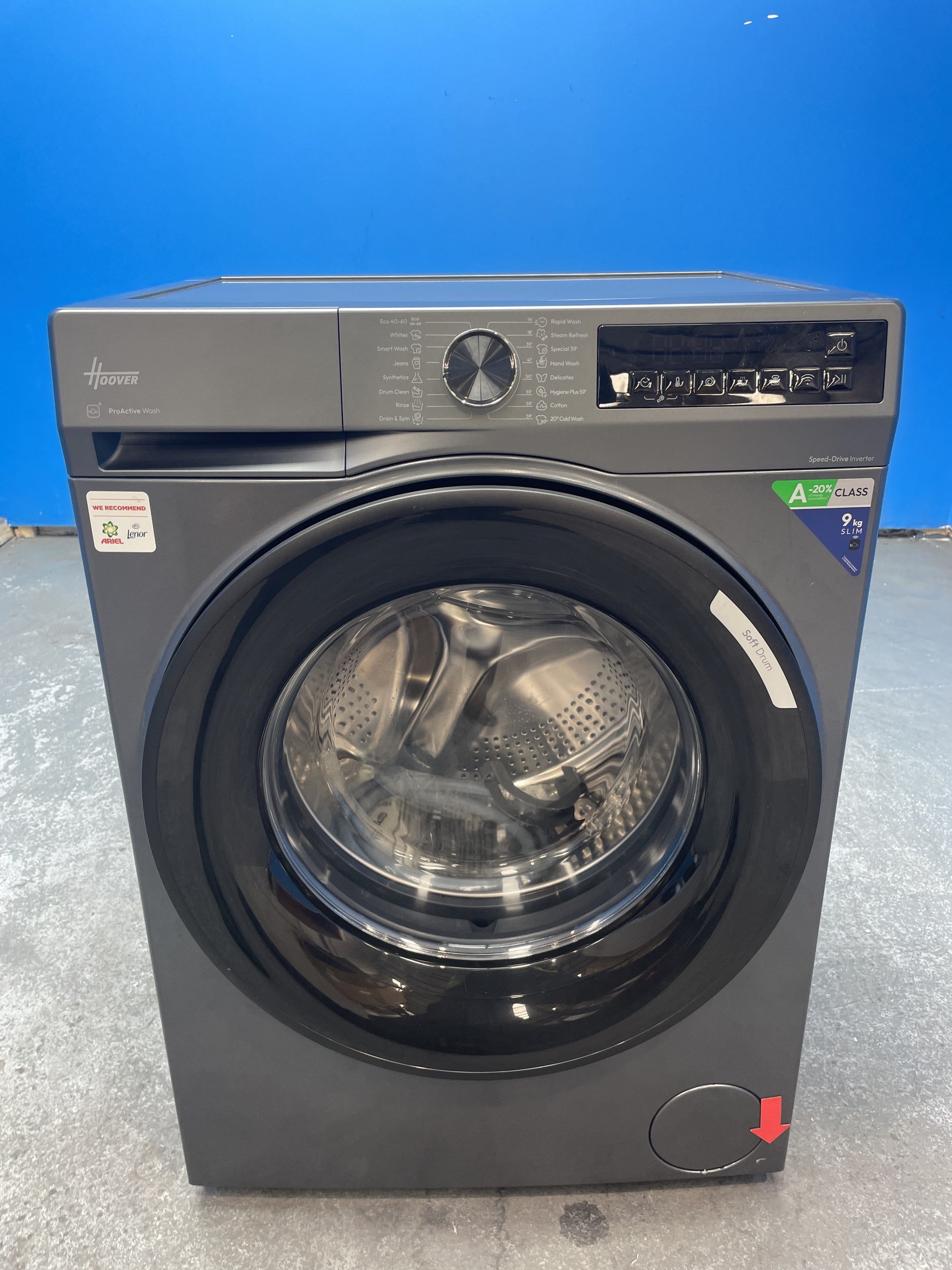 #GRC-160-247 - Hoover Pro Wash Series 3 HBR 49SBL8G-80 9kg 1400 rpm Washing Machine
