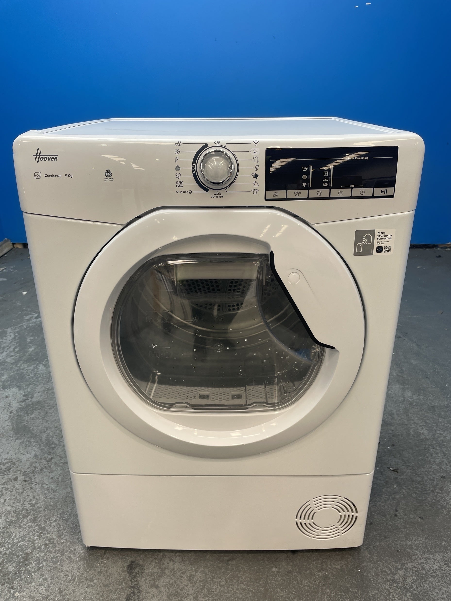 #GRC-158-618 - Hoover HLEC9TE 9kg Condenser Tumble Dryer
