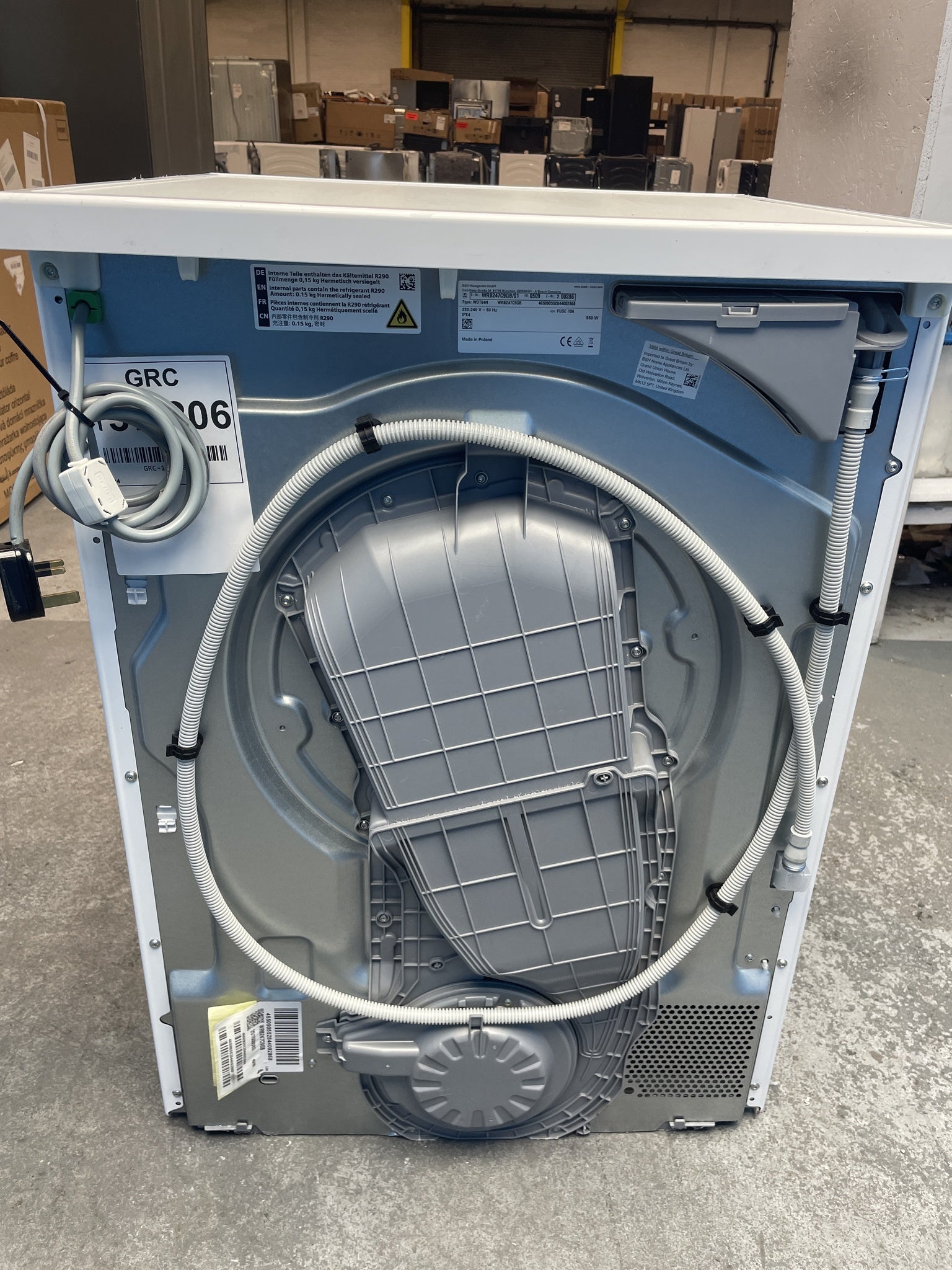 #GRC-157-206 - Bosch Series 8 WRB247C9GB 9kg Heat Pump Tumble Dryer