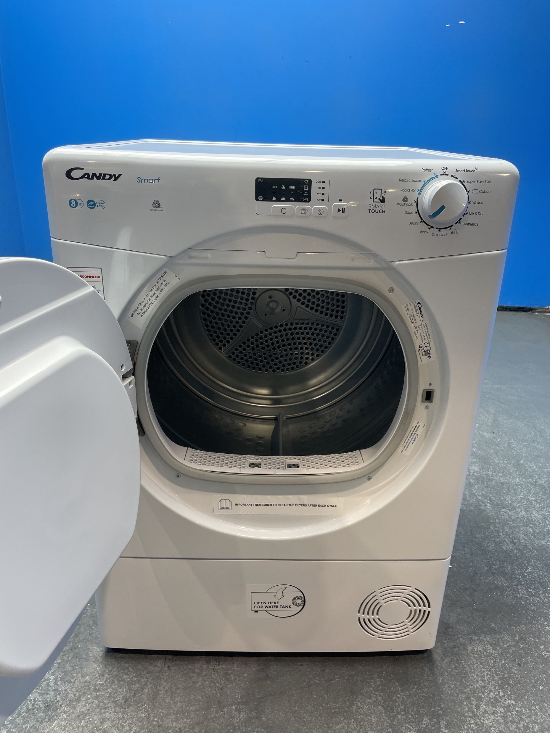 #GRC-160-359 - Candy KSEC8LF 8kg Smart Condenser Tumble Dryer