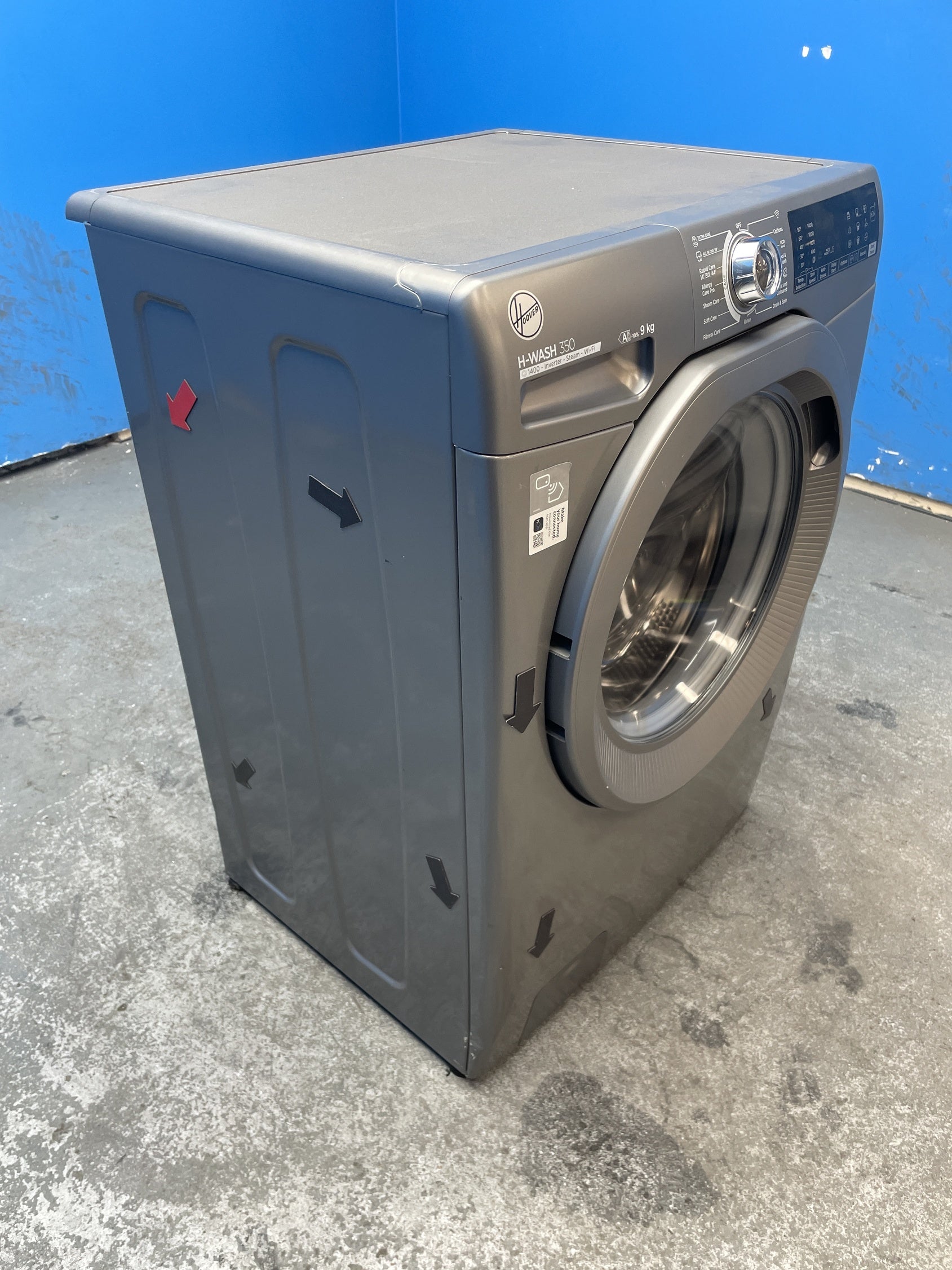 #GRC-152-255 - Hoover H3WPS496TMRR6 9kg 1400 Spin Washing Machine