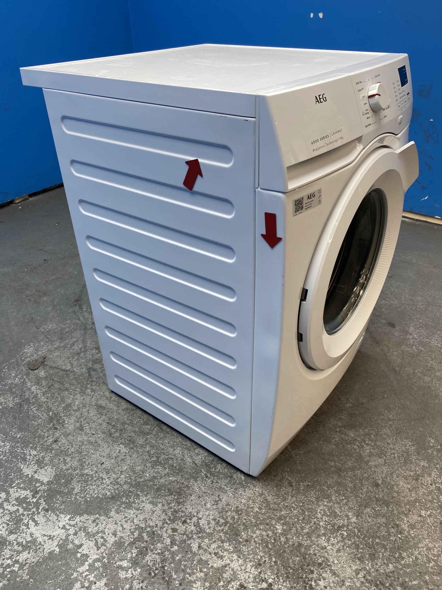 #GRC-142-832 - AEG 6000 Series L6FBK941B 9kg 1400rpm Washing Machine