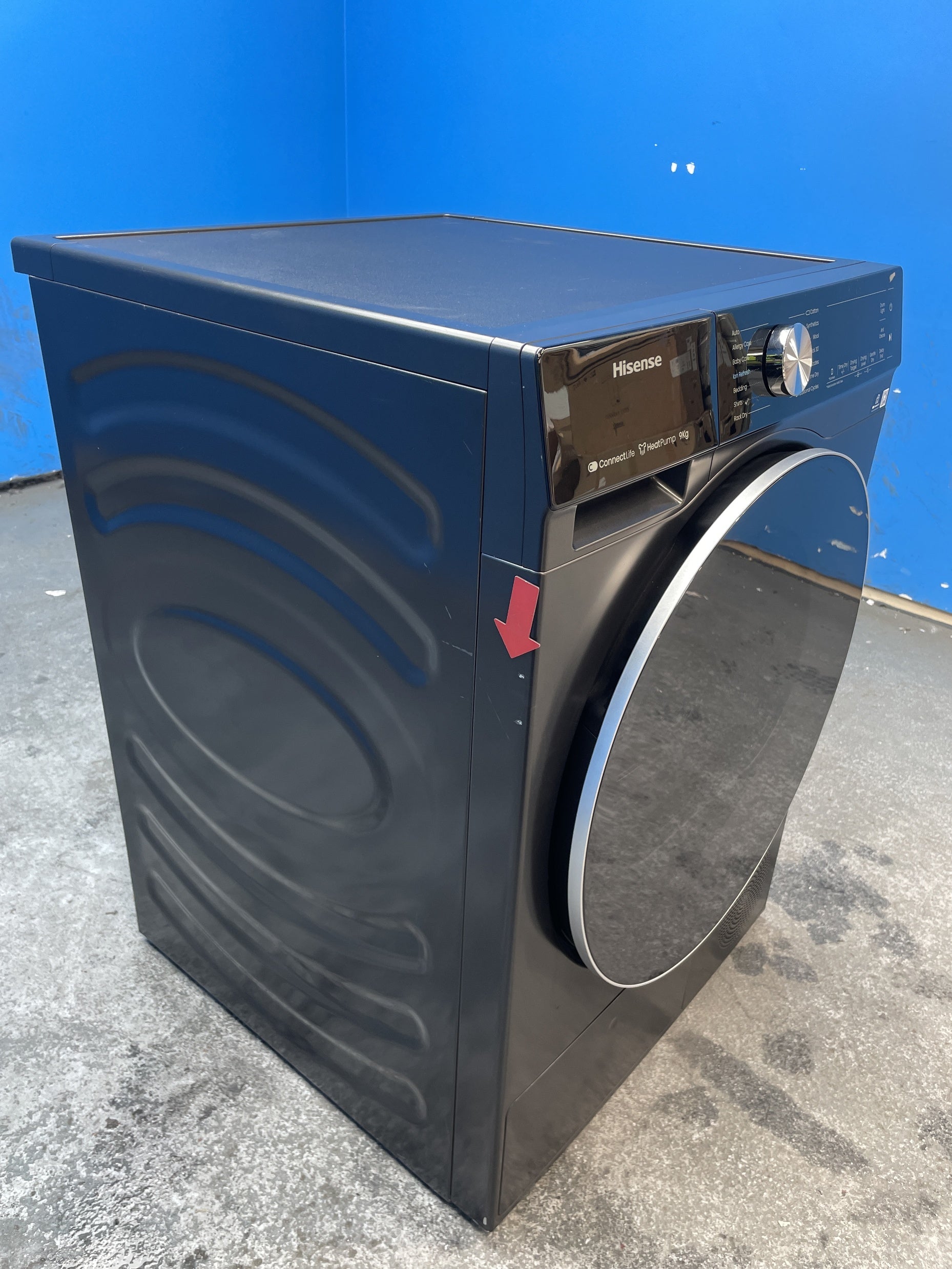 #GRC-158-080 - Hisense DH5S902BB 9kg Heat Pump Tumble Dryer