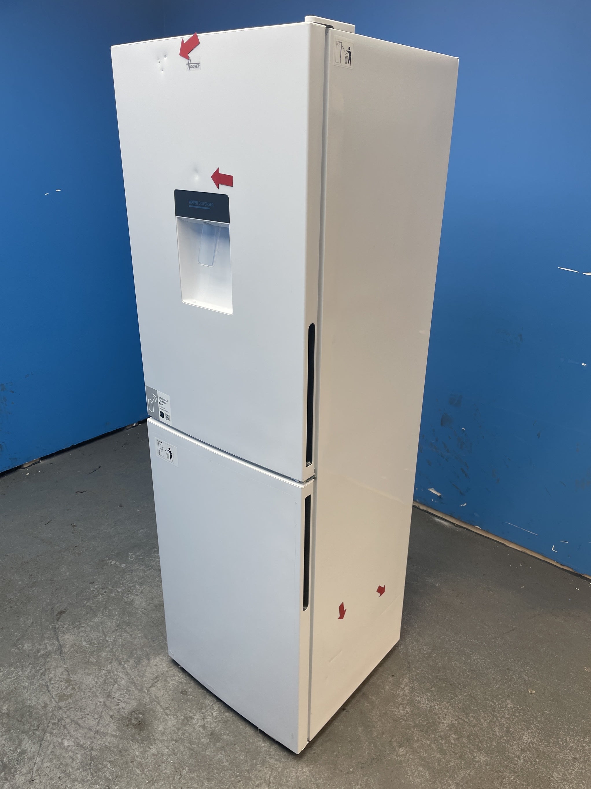 #GRC-152-270 - Hoover HOCT3L517EWWK-1 246 Litre Low Frost Combi Fridge Freezer