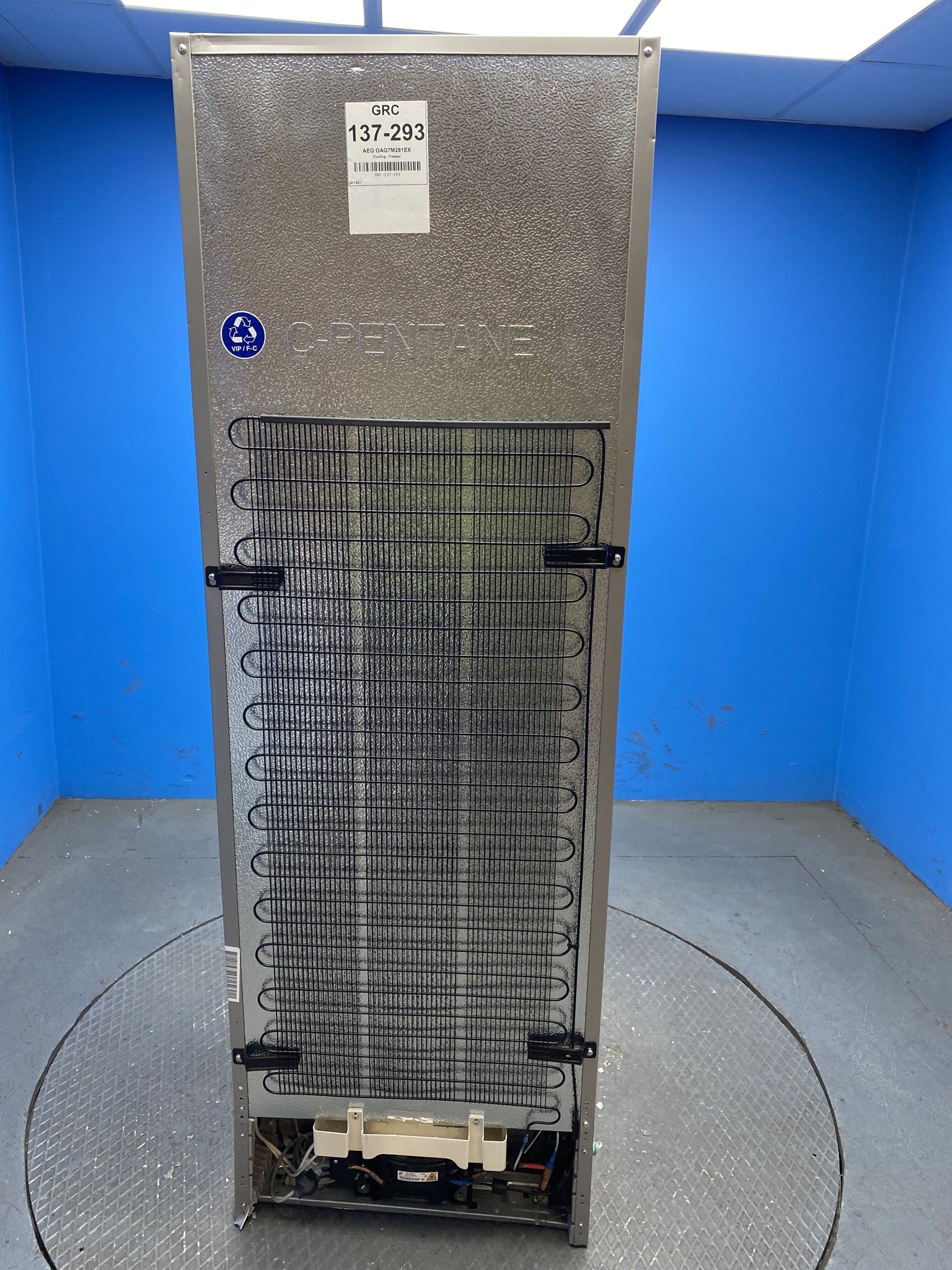 AEG OAG7M281EX 278 Litre Upright No Frost Freezer