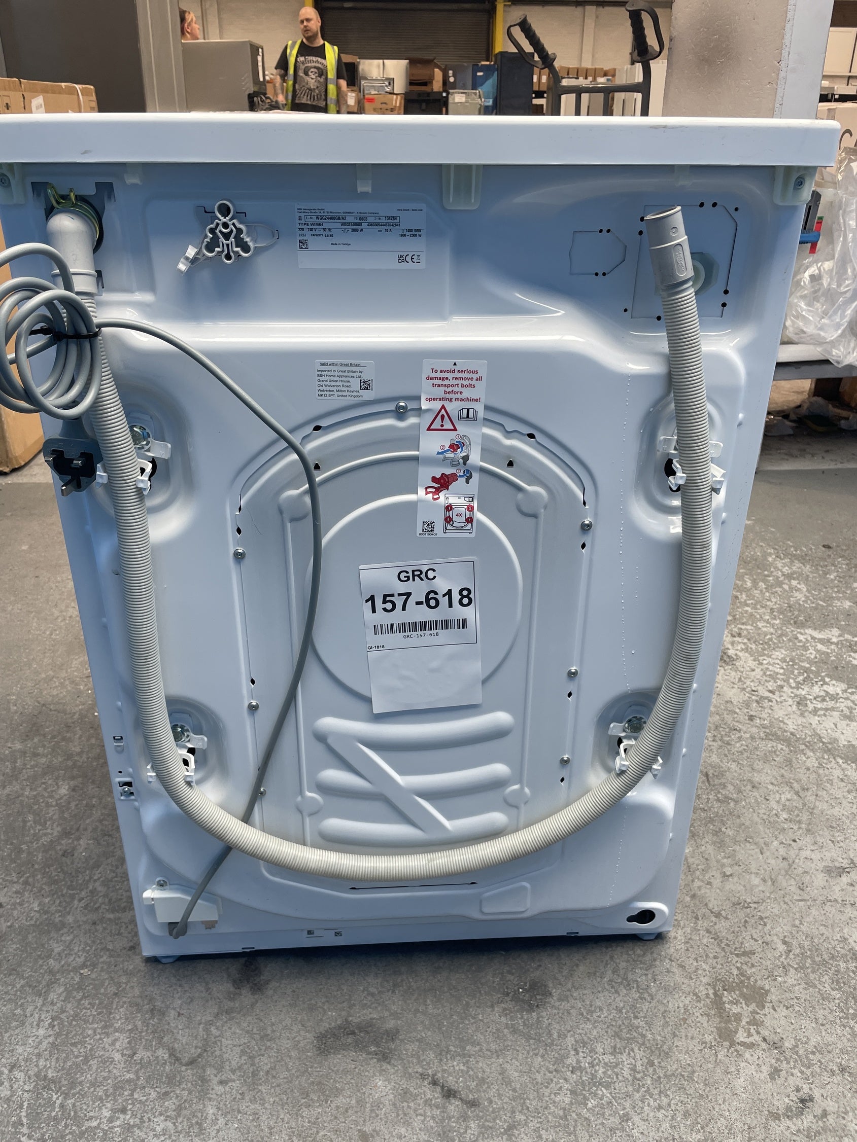 #GRC-157-618 - Bosch WGG24400GB Series 6 9kg 1400 Spin Washing Machine