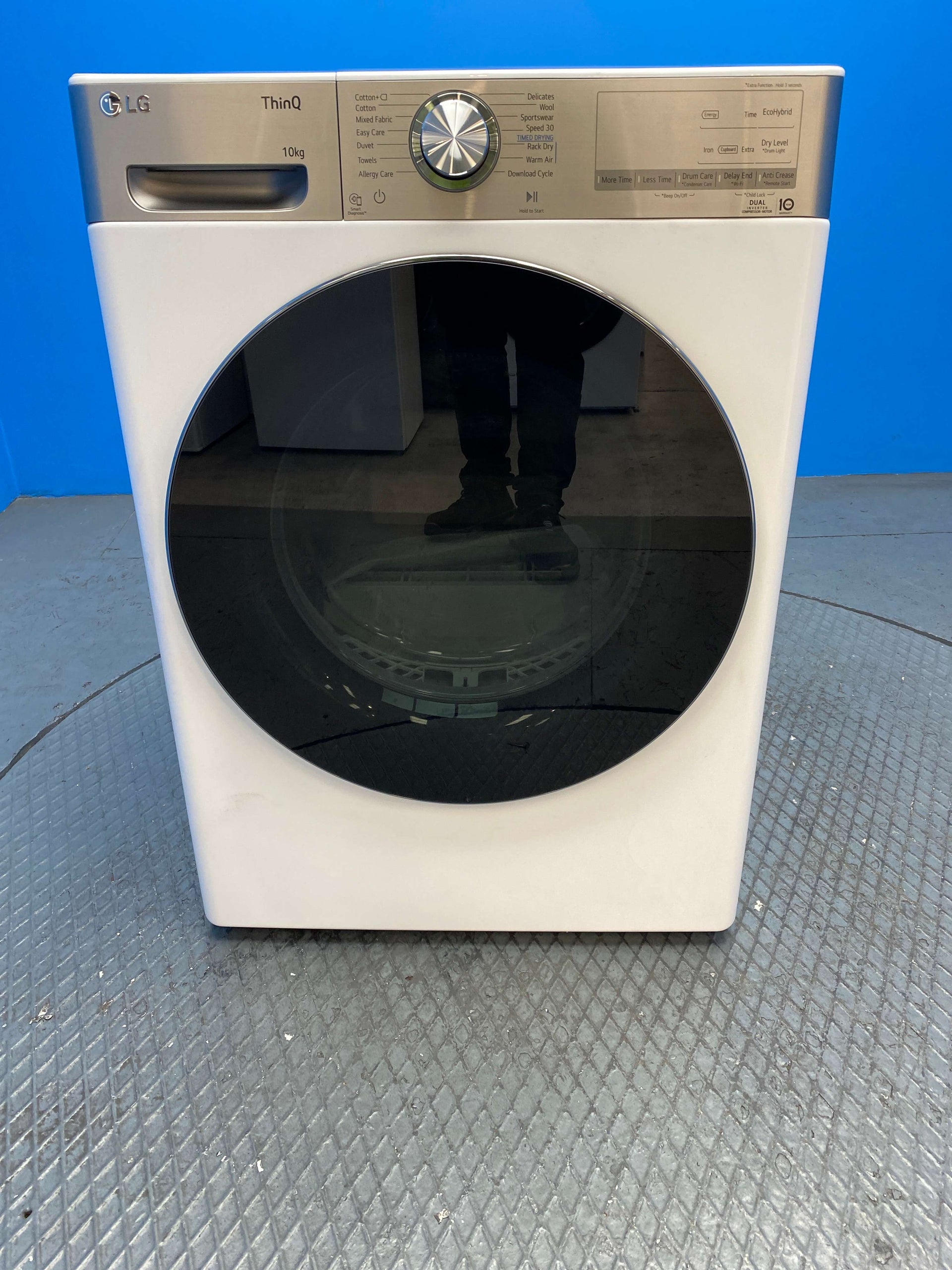 LG Dual Dry™ FDV1110W 10kg Heat Pump Tumble Dryer