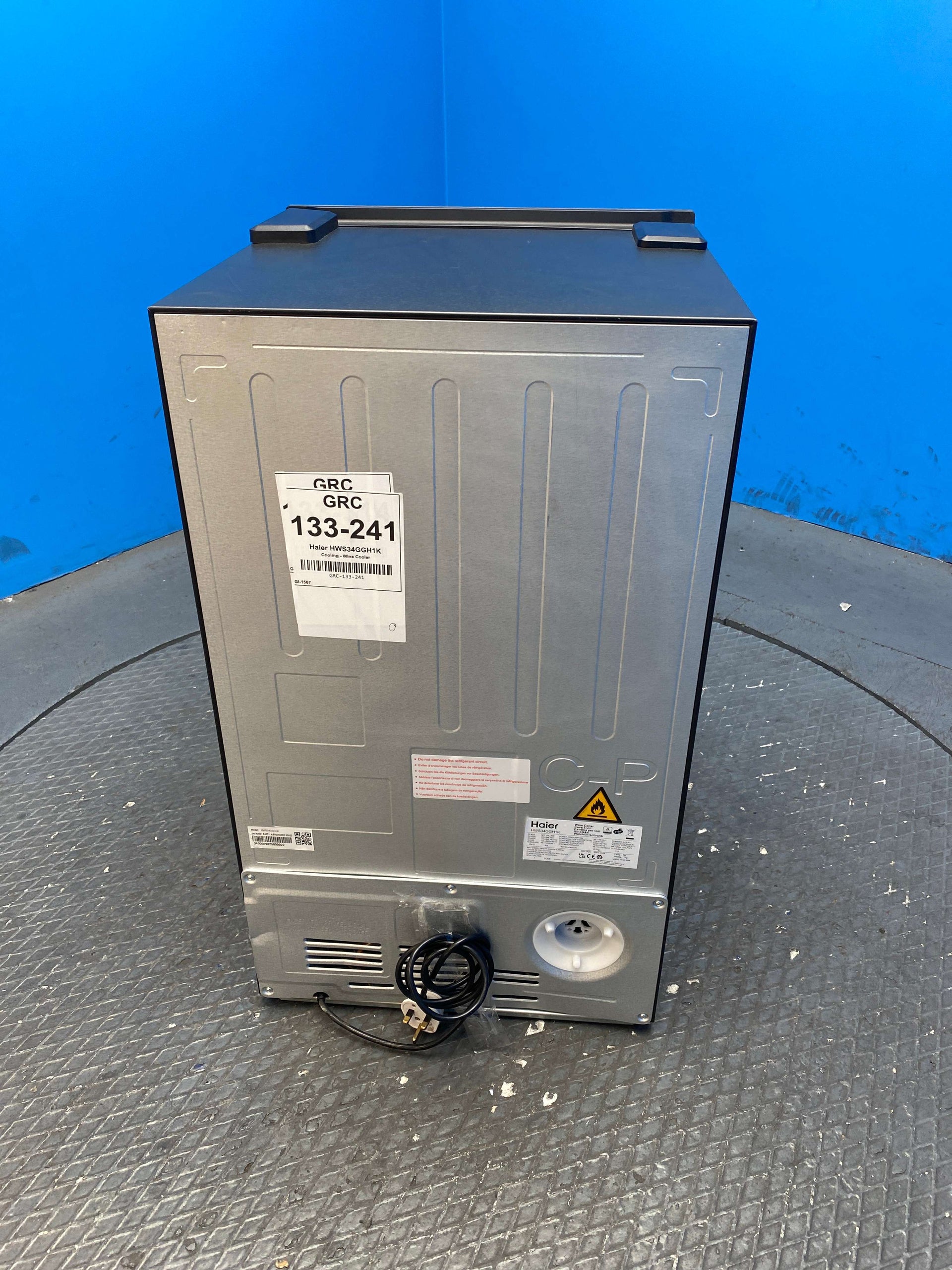 Haier HWS34GGH1K Series 3 34 Bottle Wine Fridge