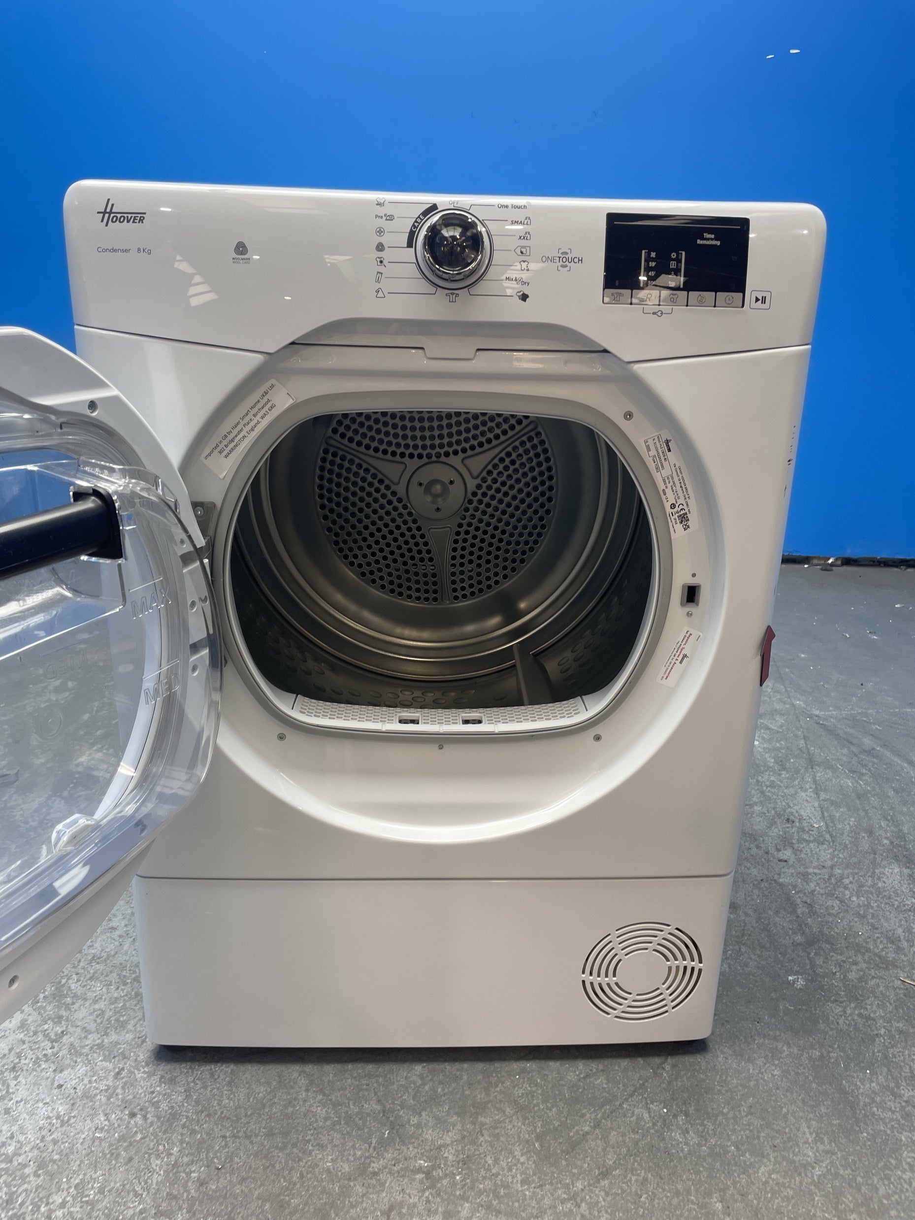 #GRC-158-623 - Hoover HLEC8DE 8kg Condenser Tumble Dryer