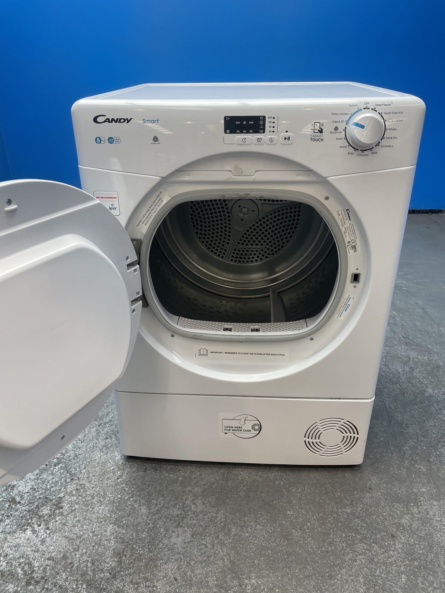 #GRC-155-181 - Candy KSEC8LF 8kg Smart Condenser Tumble Dryer