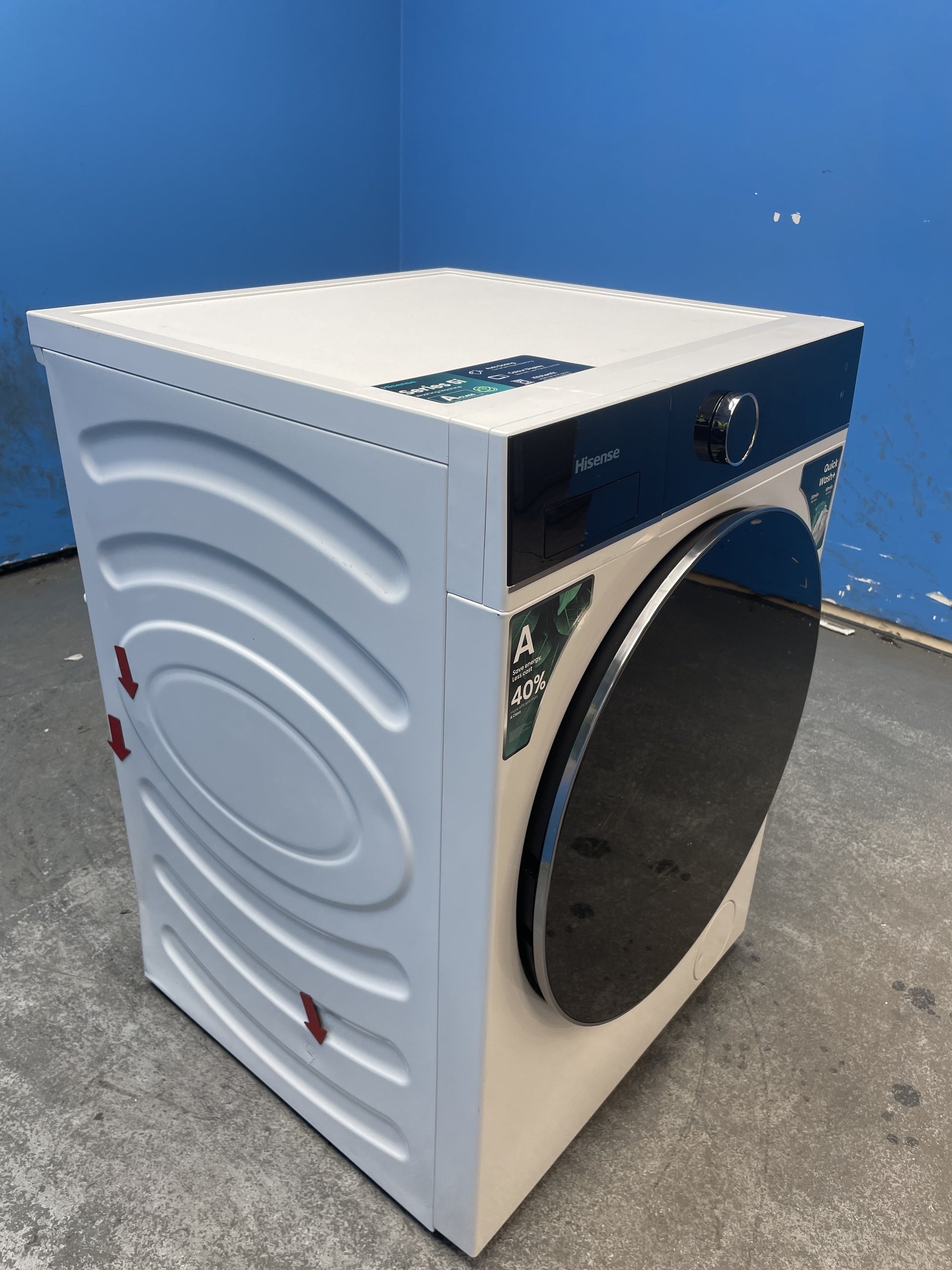 #GRC-143-636 - Hisense 5i Series WF5I1245BWR 12kg 1400rpm Washing Machine