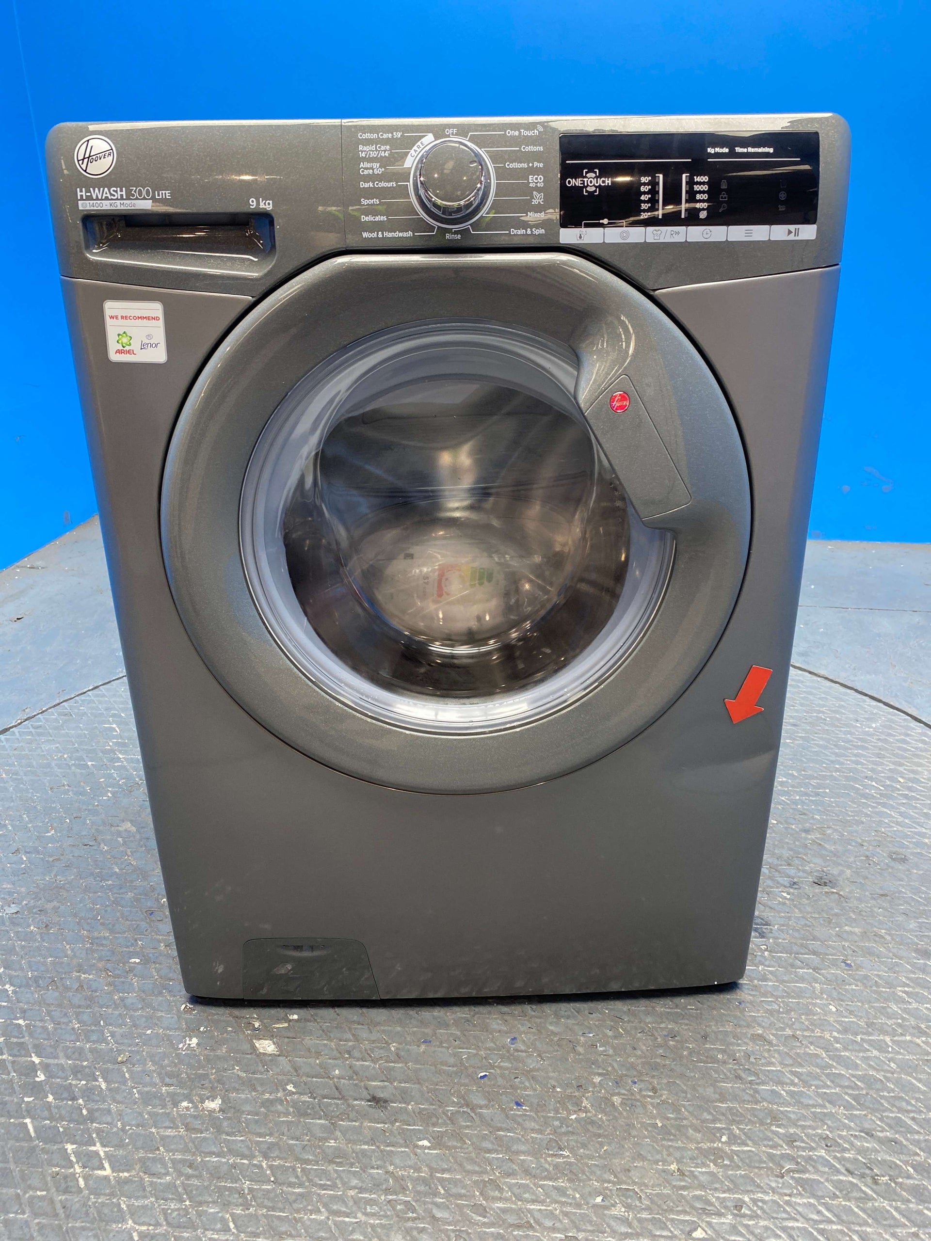 Hoover H3W49TAGG4 9kg 1400 Spin Washing Machine