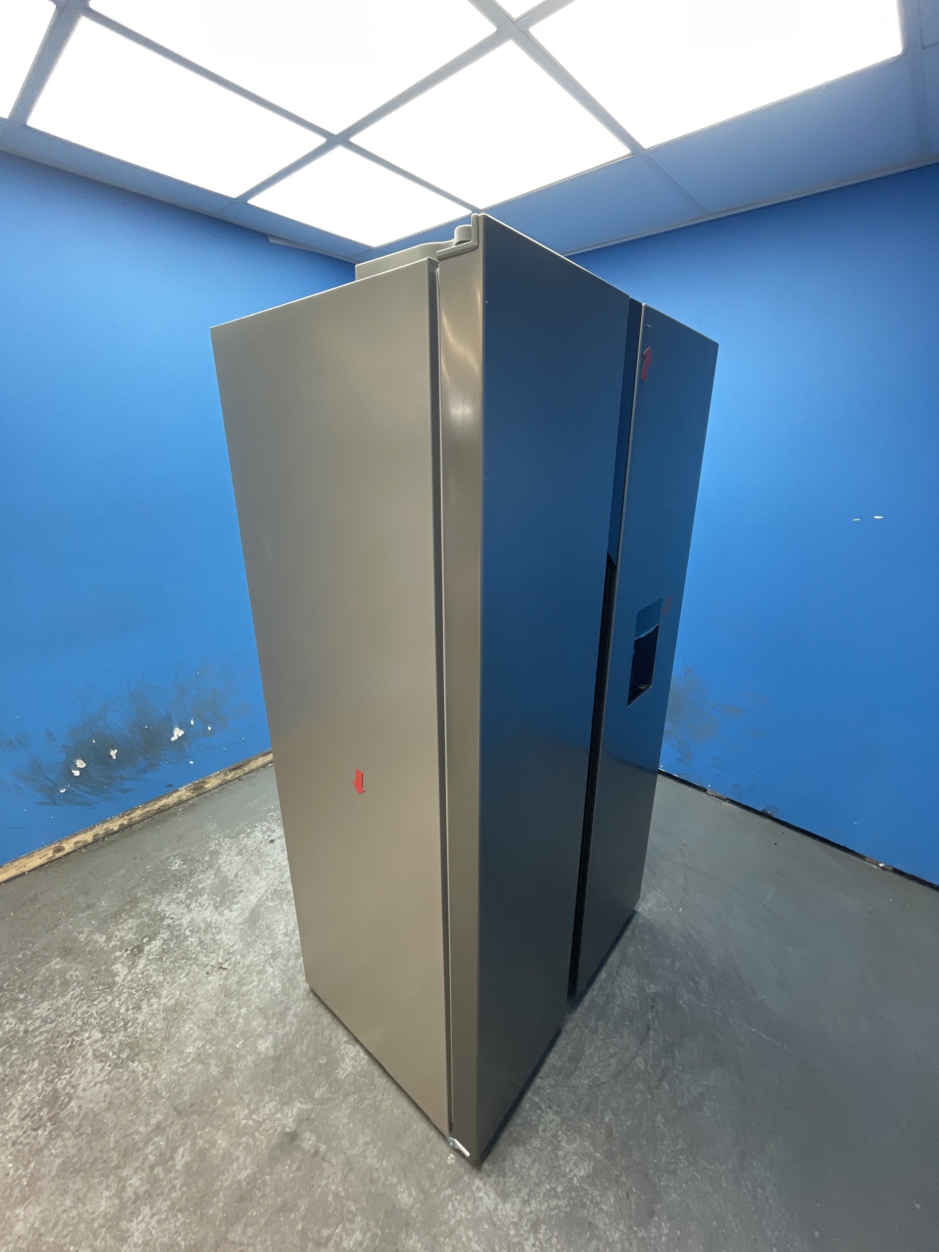 #GRC-162-611 - Hoover HHSBSO6174XWDK American Style 529 Litre Fridge Freezer